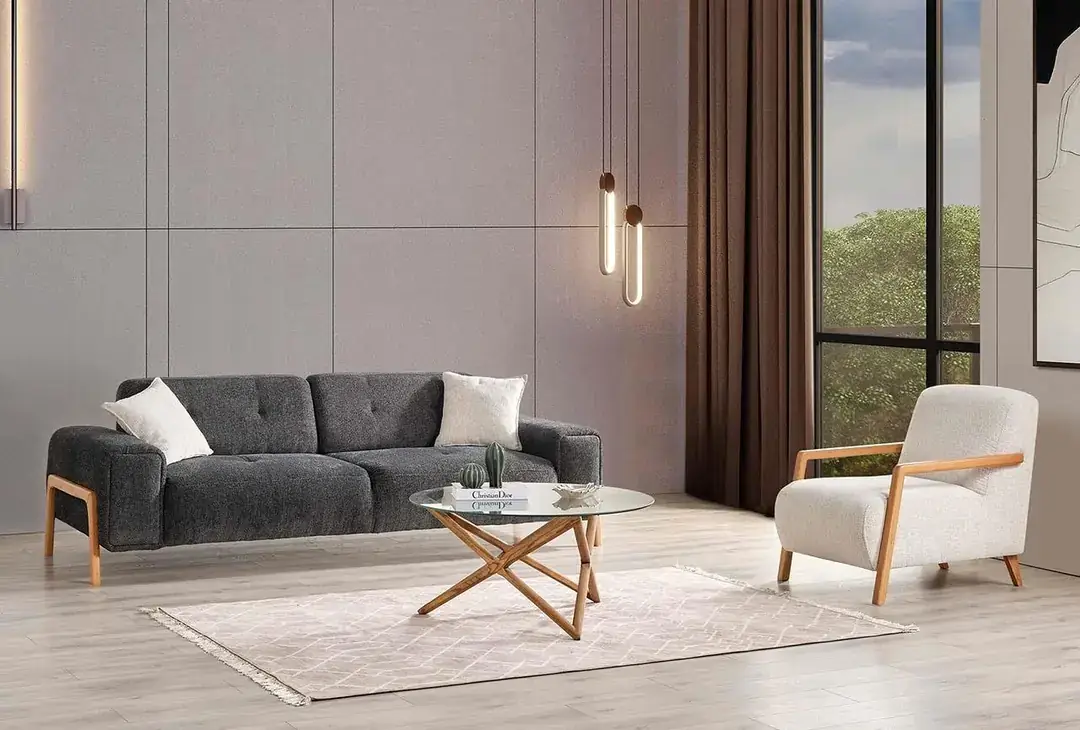 Dolex Kasalı Modern Sırk Mekanizmalı Koltuk Takımı