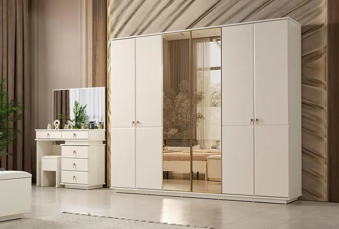 Masal Modern 6 Kapaklı Gardırop