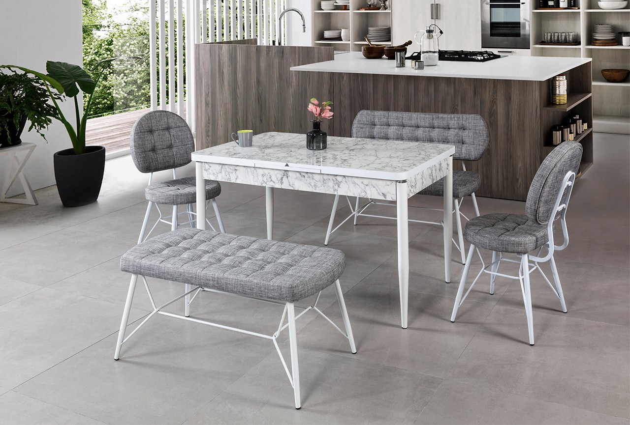 Peri Mutfak Masa Bench Takımı