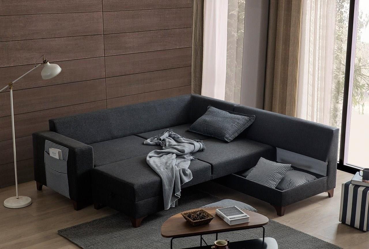 Antrasit Loft Köşe Koltuk Takımı