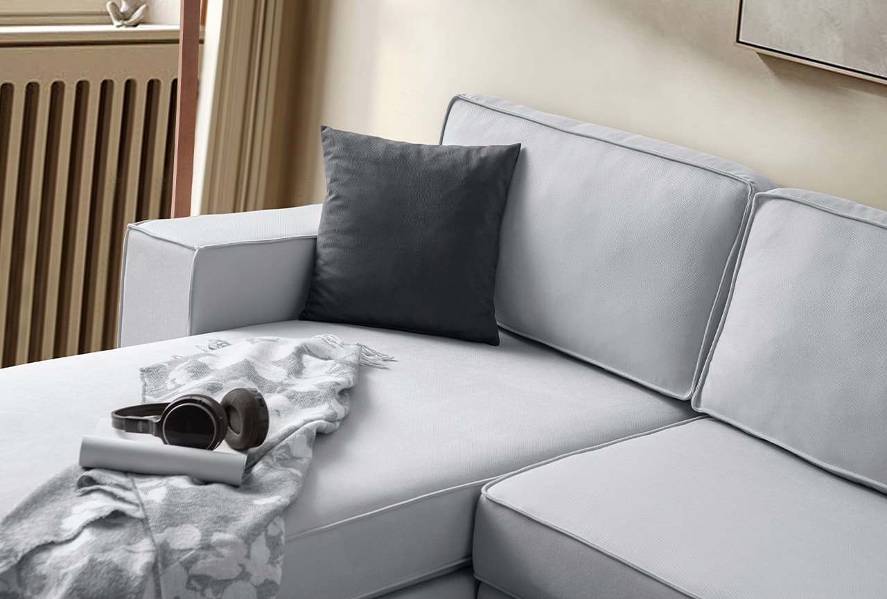 Corner Köşe Koltuk Takımı Sandıklı Gri