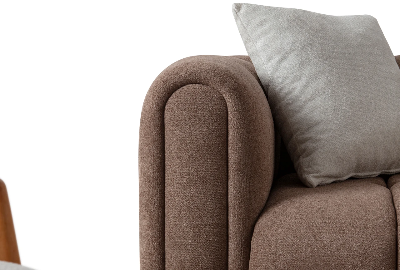 Nline Koltuk Takımı 3+1 Kahverengi