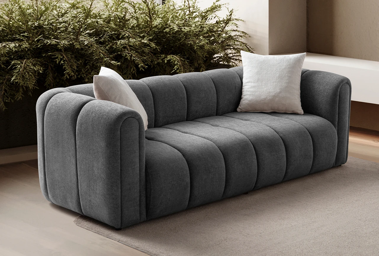 Nline Üçlü Koltuk Antrasit