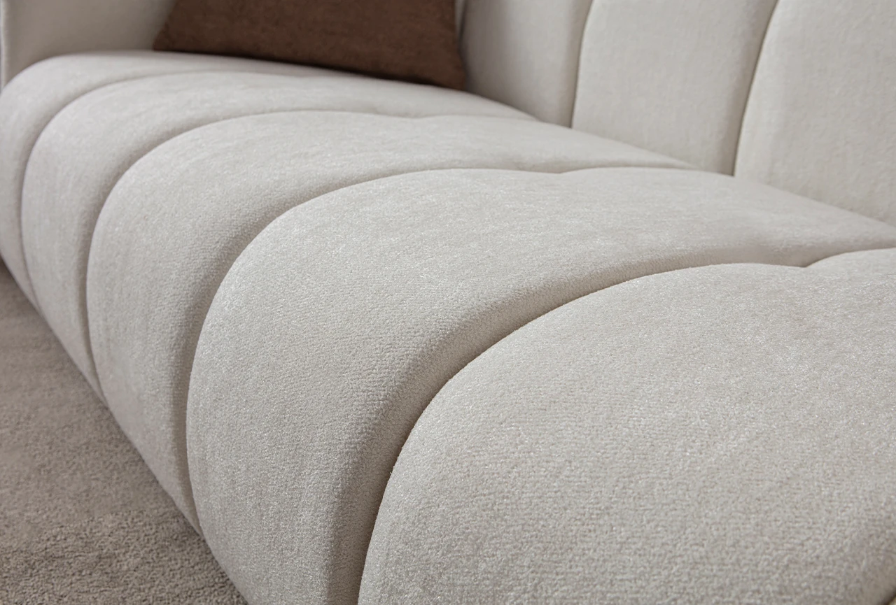 Nline Koltuk Takımı 3+3+1+1 Kahverengi