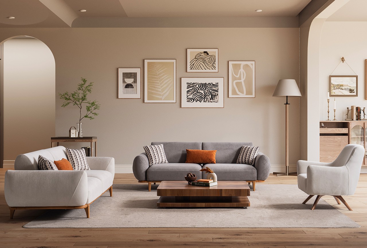 Lotus Koltuk Takımı 3+3+1