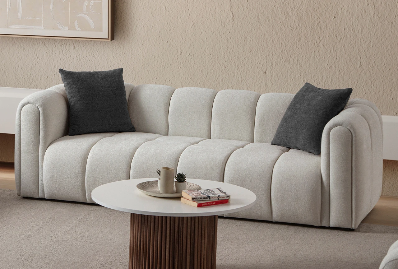 Nline Koltuk Takımı 3+3+1 Antrasit