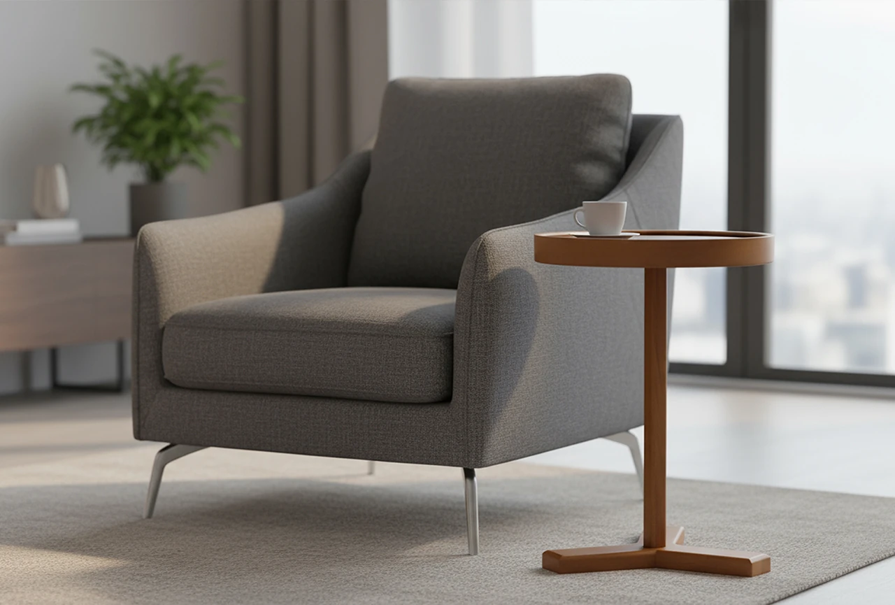 Alfa Kişiselleştirilebilir Yan Sehpa Ceviz