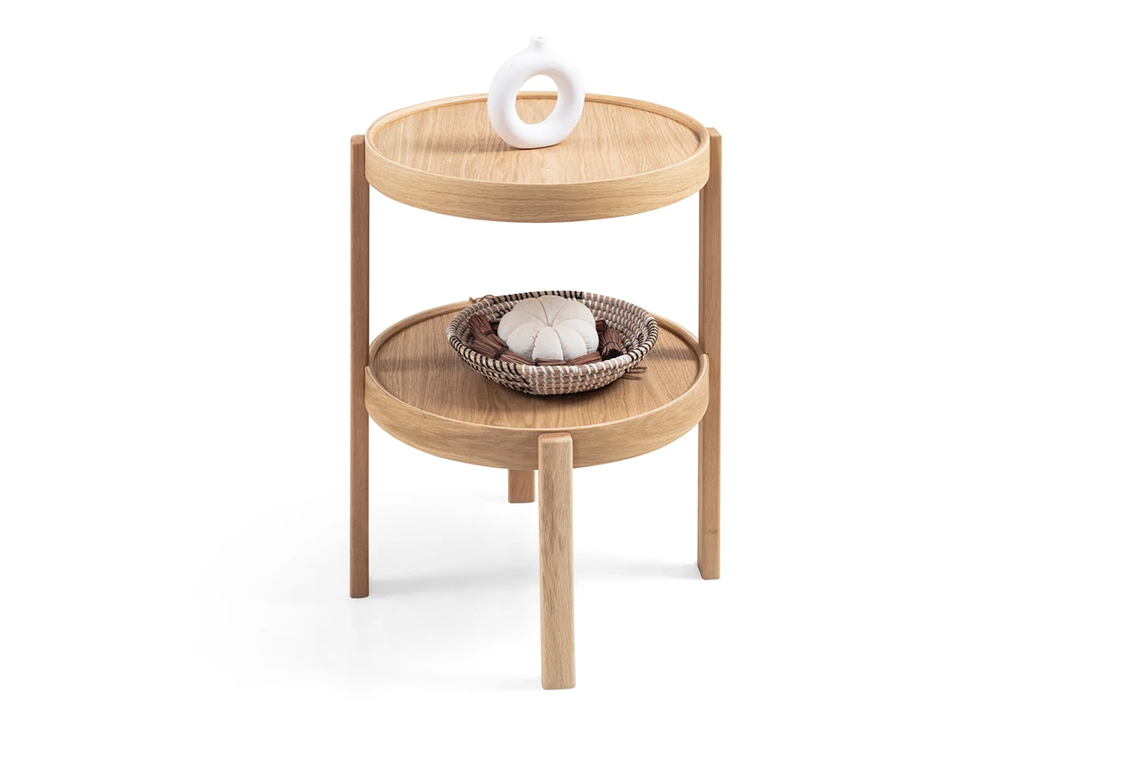 Milan Yuvarlak Yan Sehpa