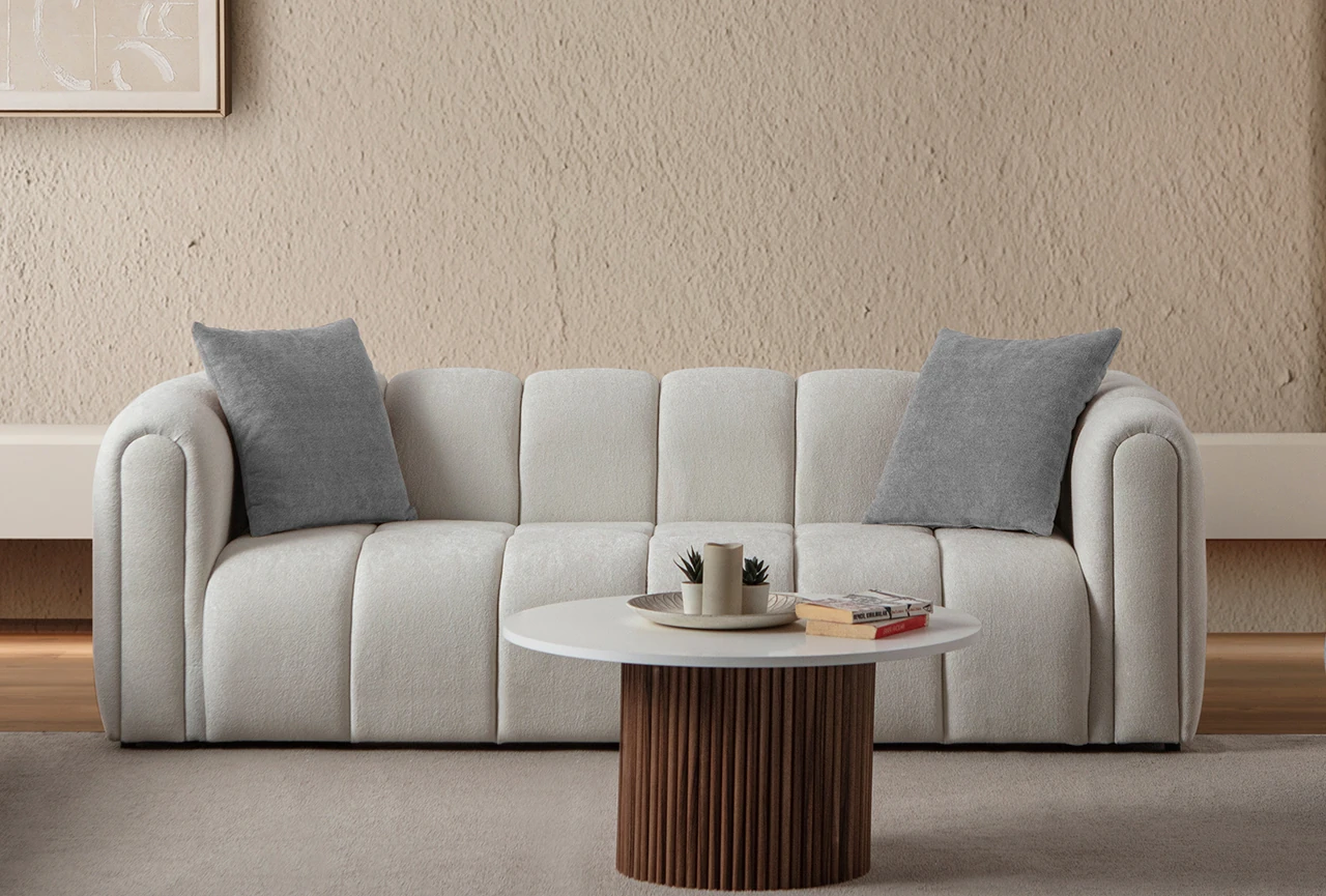 Nline Koltuk Takımı 3+3+1+1 Gri