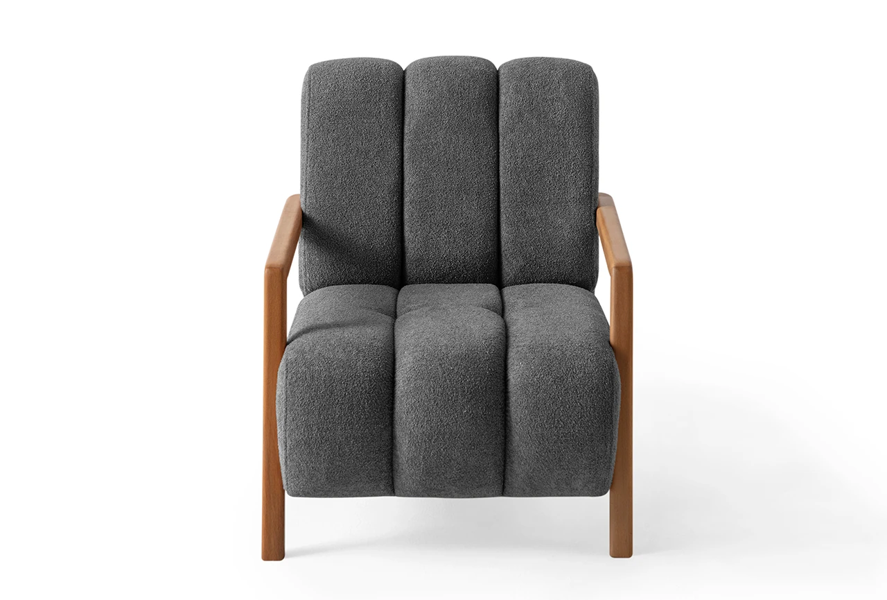 Nline Koltuk Takımı 3+3+1+1 Antrasit