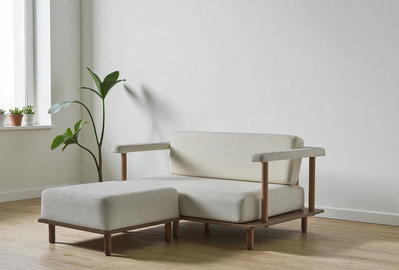 Pia İkili Koltuk + Puf