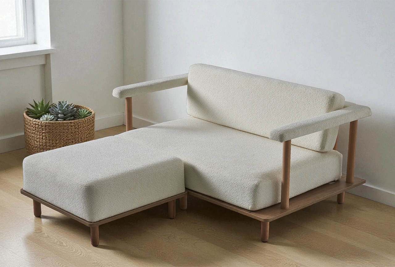 Pia İkili Koltuk + Puf