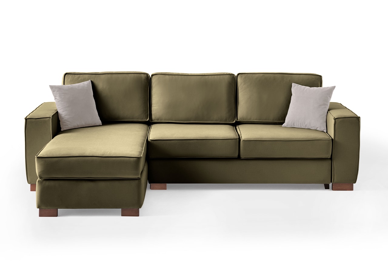 Corner Köşe Koltuk Takımı Sandıklı Yeşil