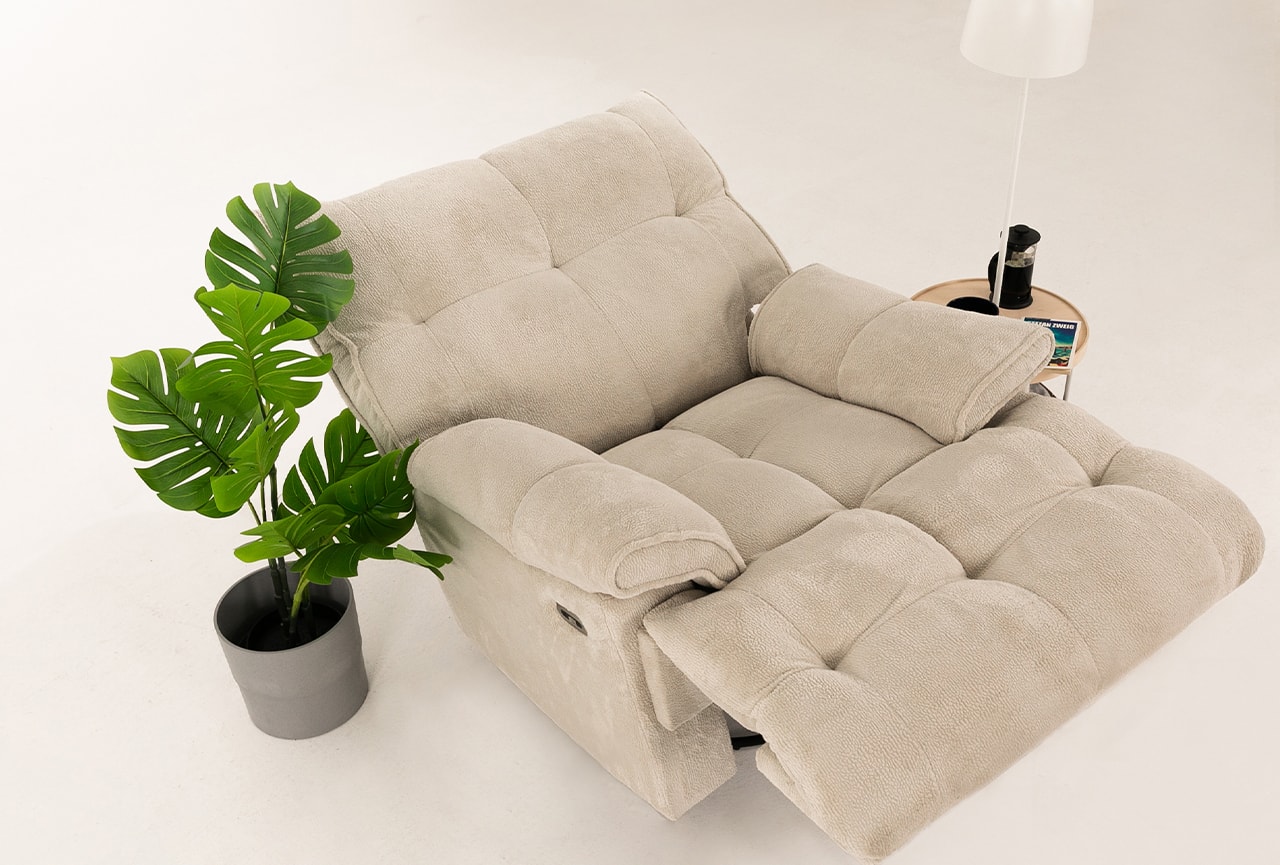 Soft Elektrik Mekanizmalı Tv Baba Koltuğu Sallanır