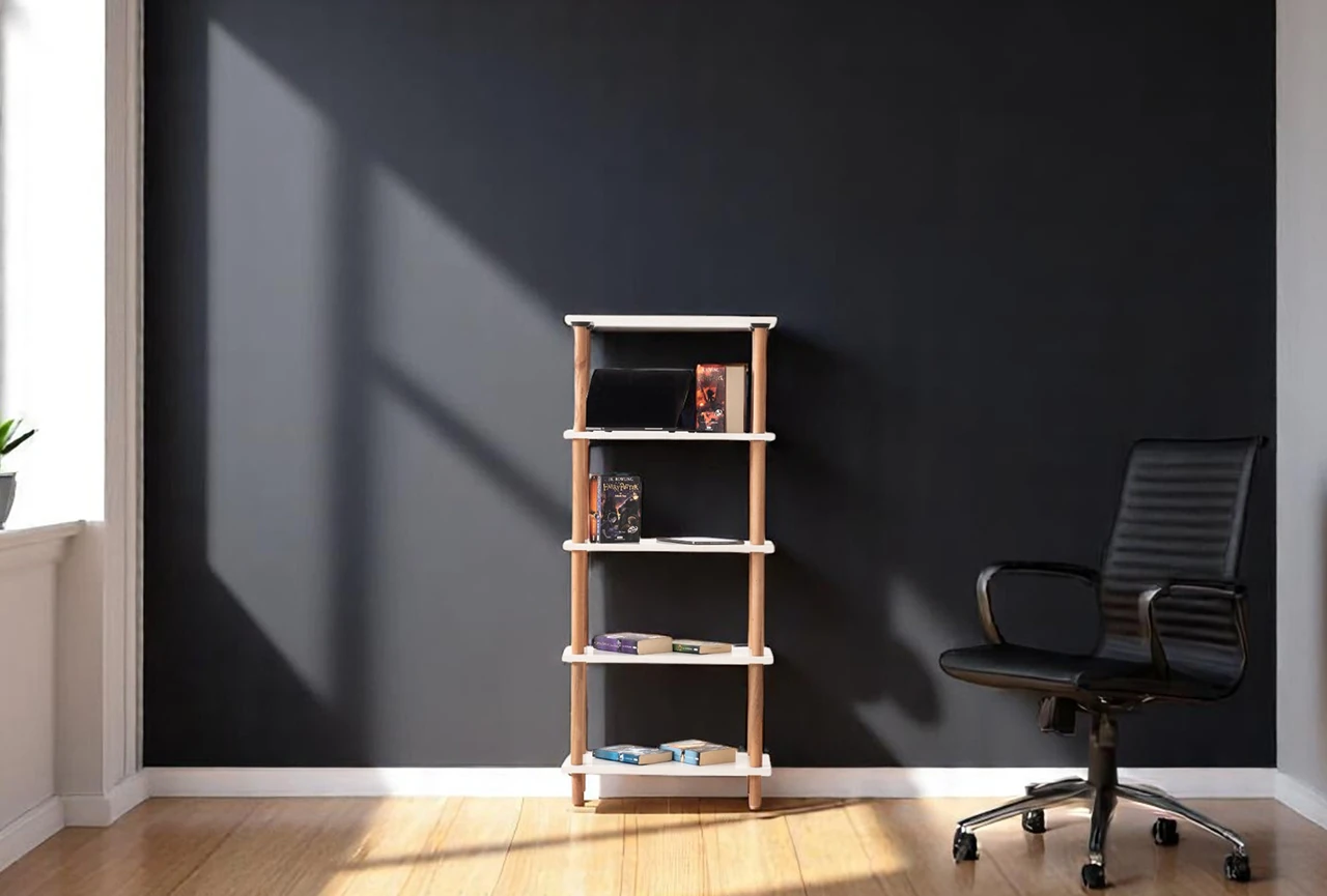 Pia 5 Raflı Kitaplık Çok Amaçlı Dolap