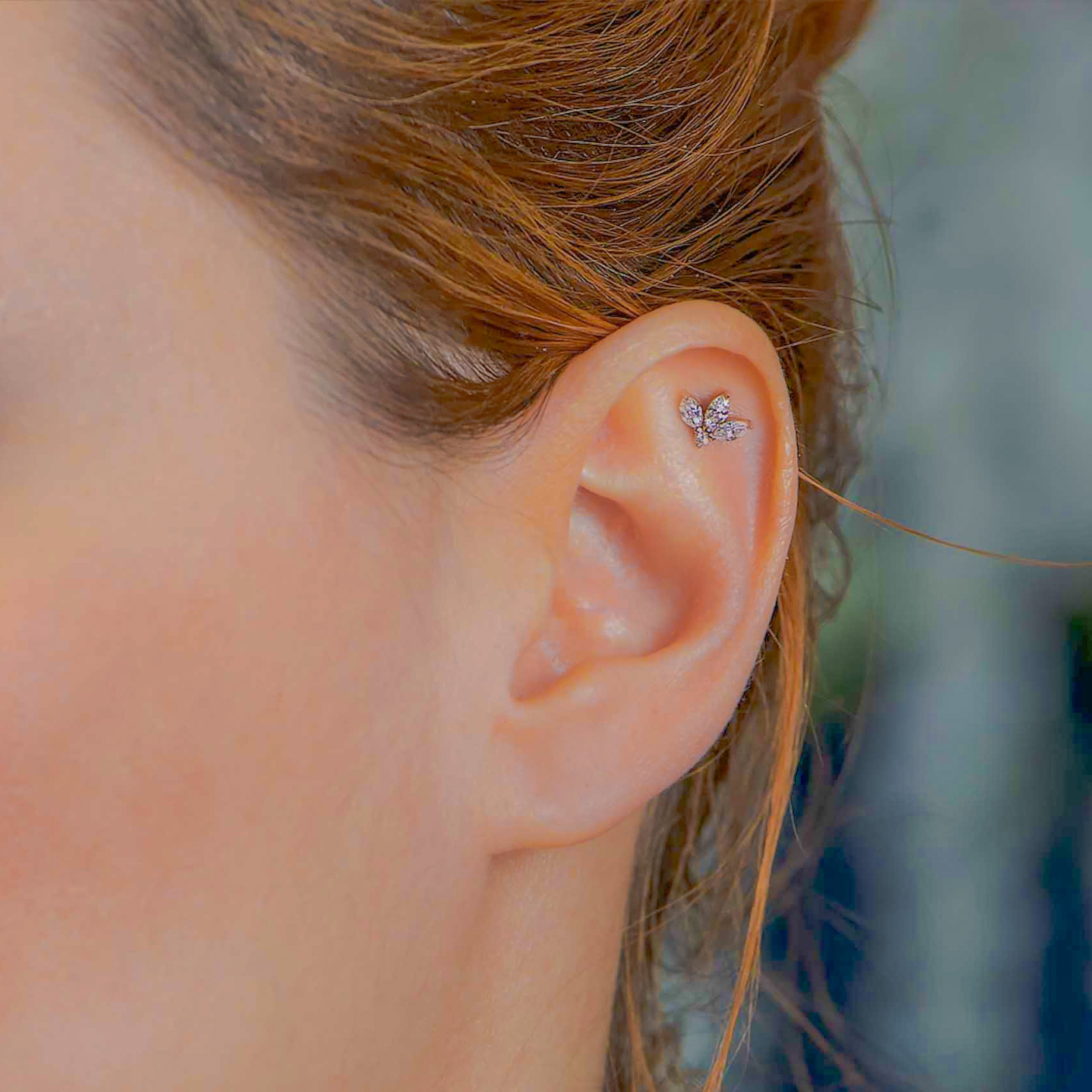 Lotus Pırlanta Piercing