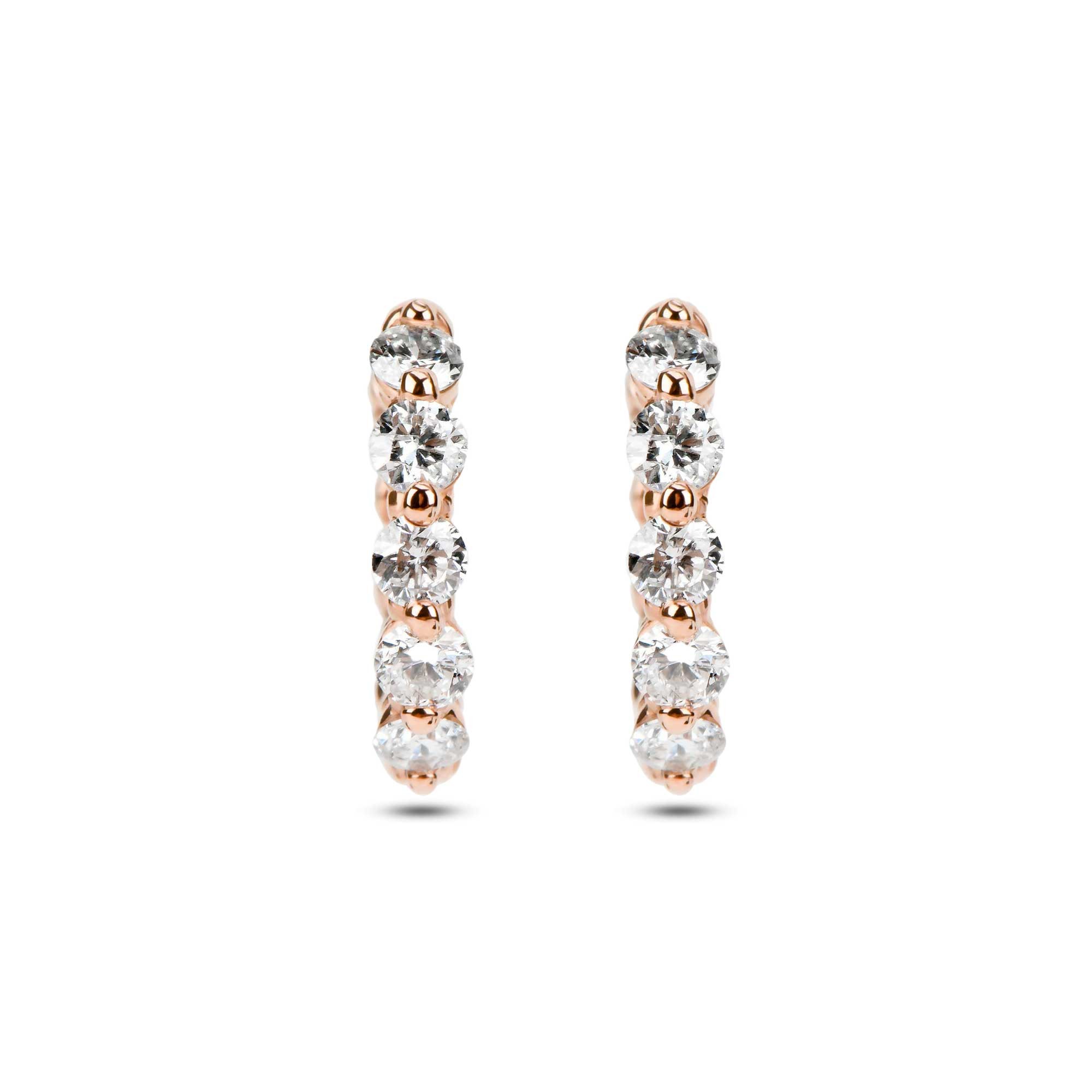 Diamond Eternity Hoops