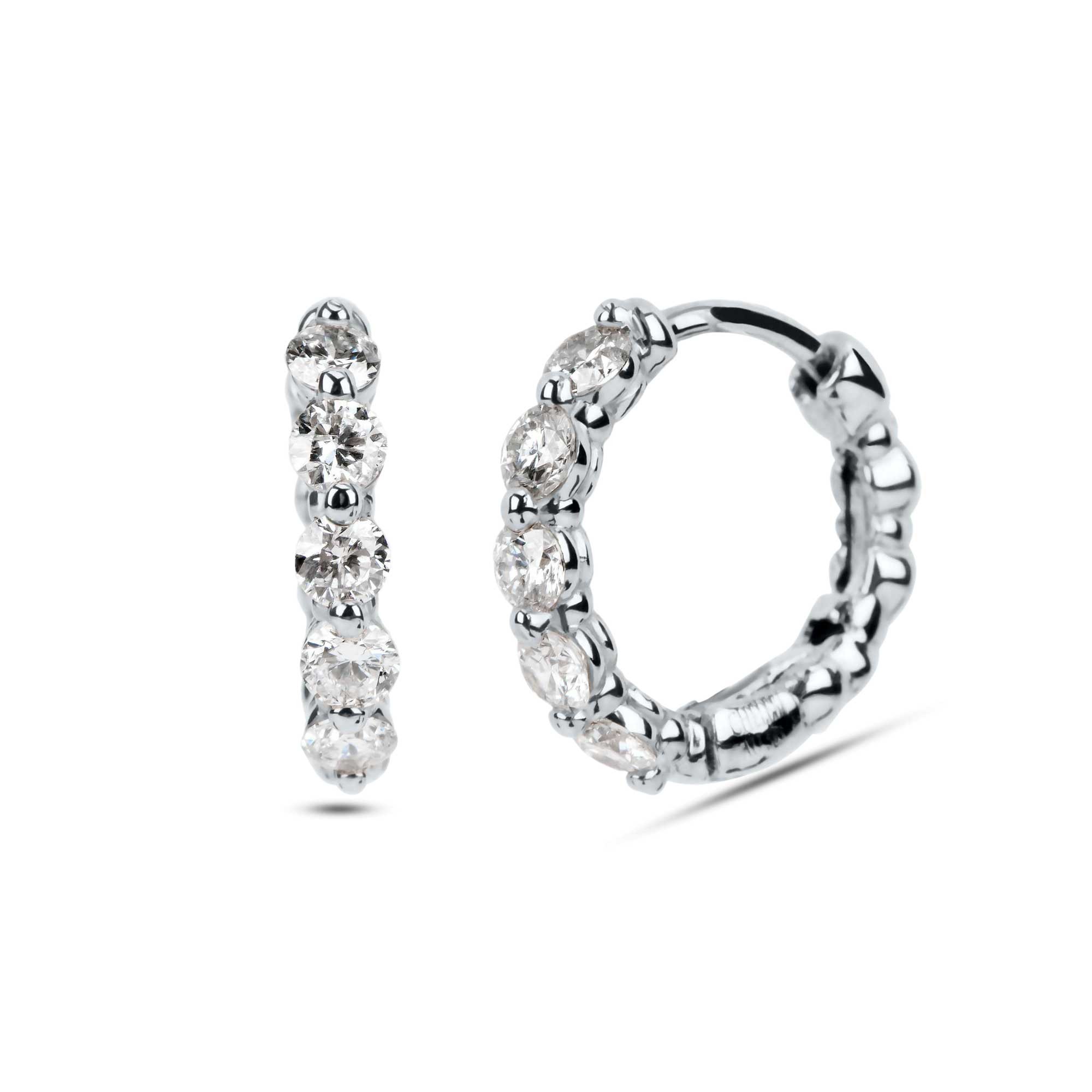 Diamond Eternity Hoops