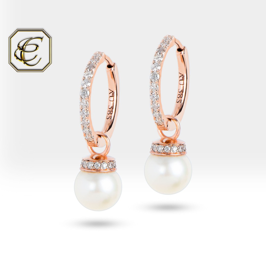 Miadora sales pearl earrings