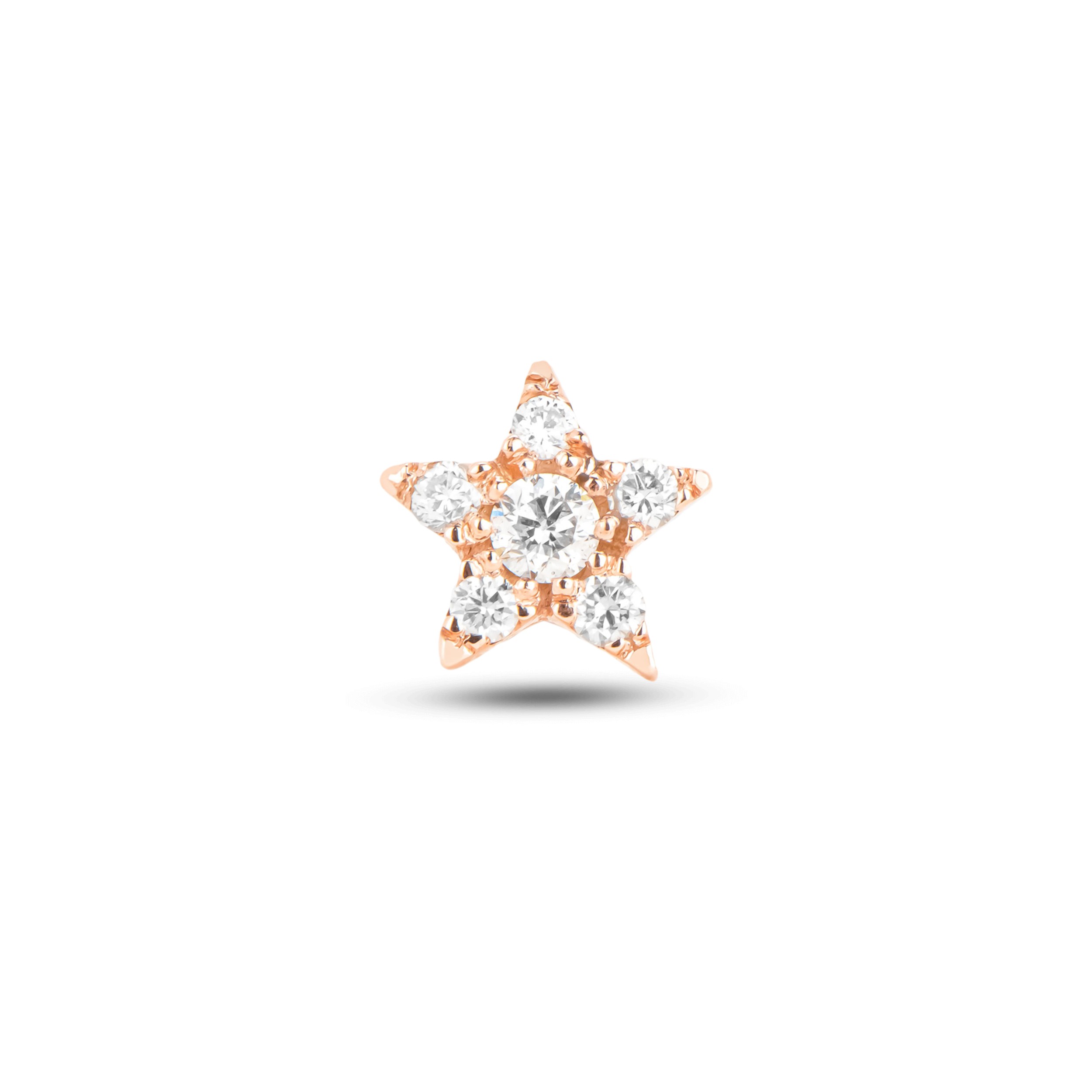 Star Diamond Cartilage Earring