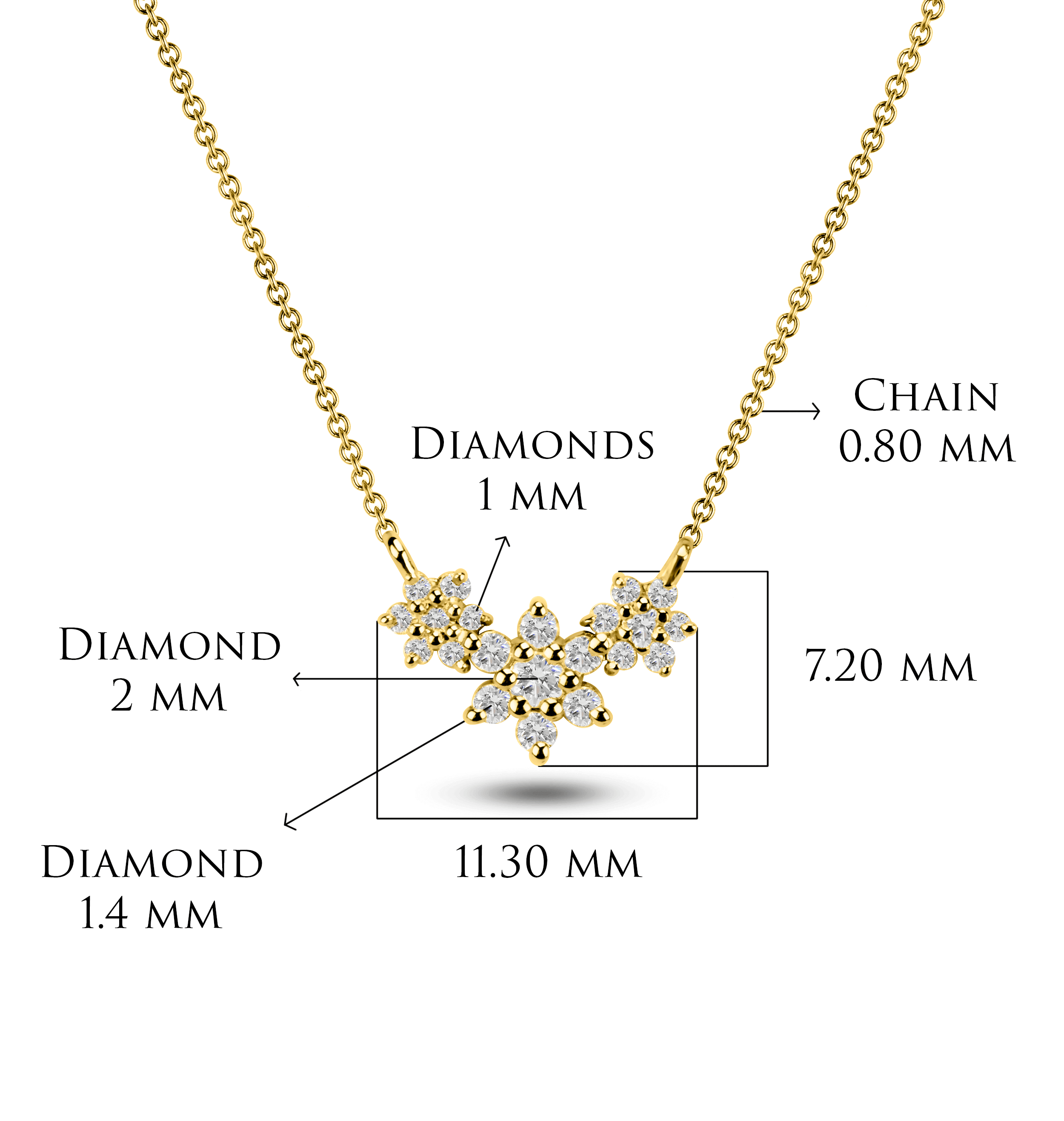 Star Diamond Necklace 