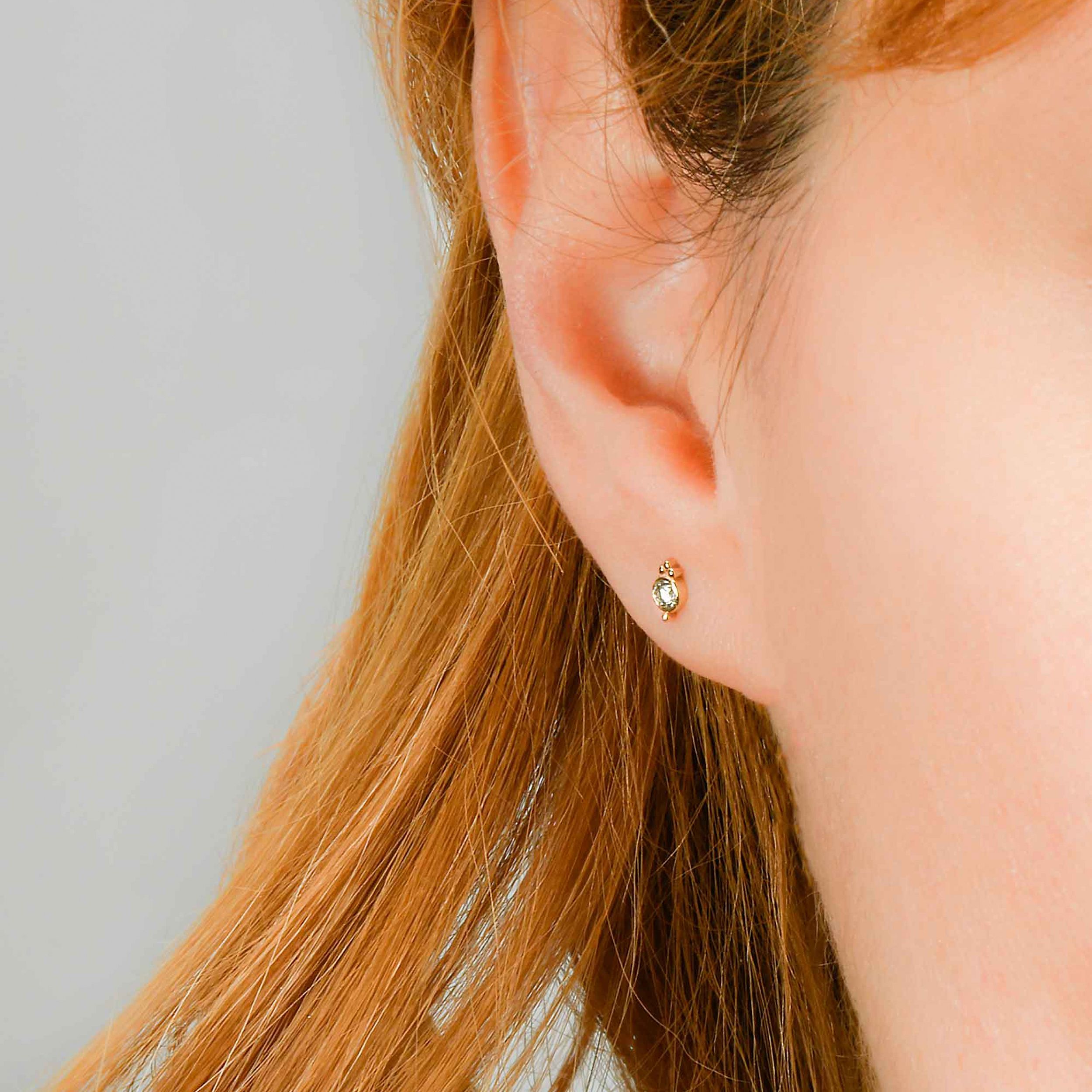 Granule Bezel Diamond Rook