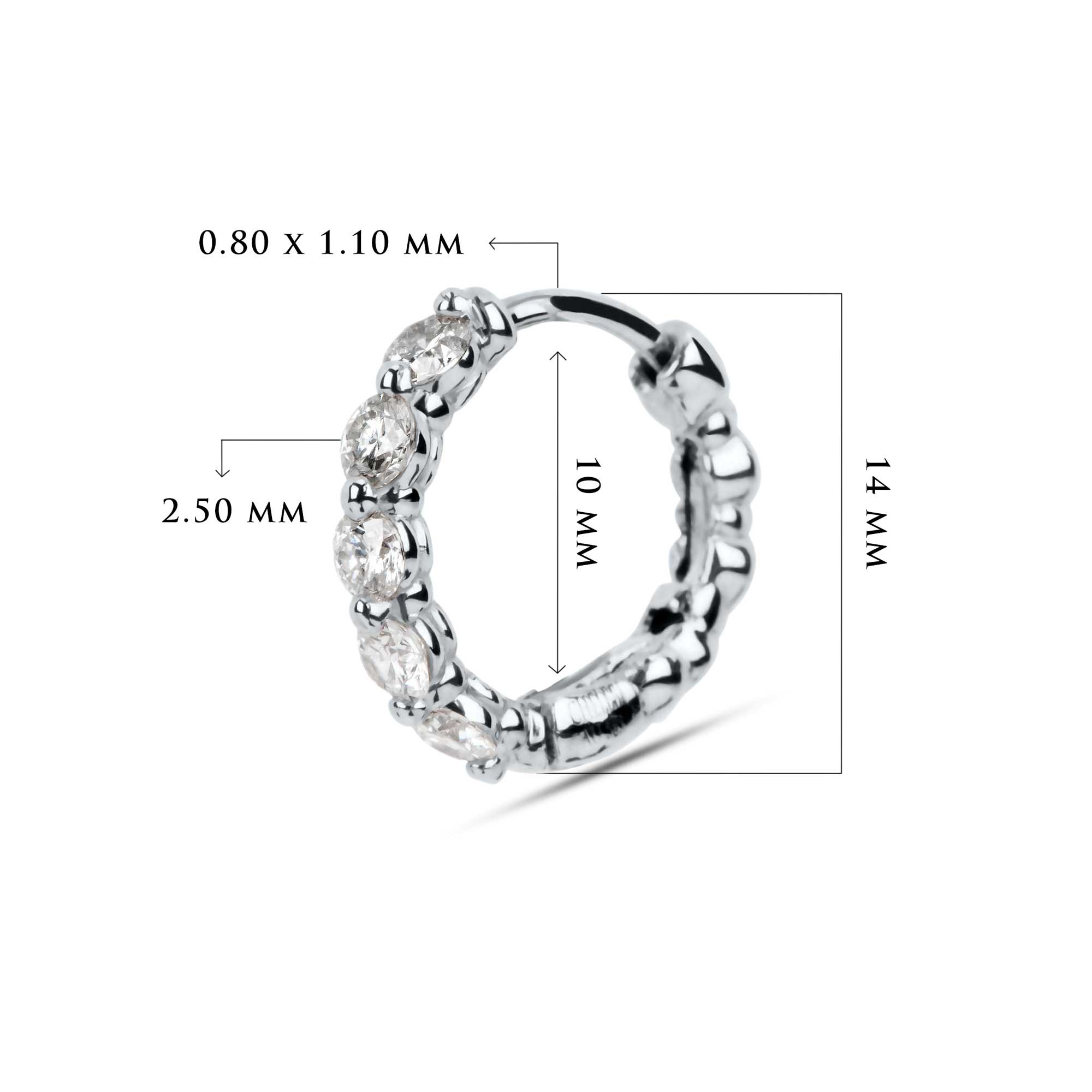 Diamond Eternity Hoops