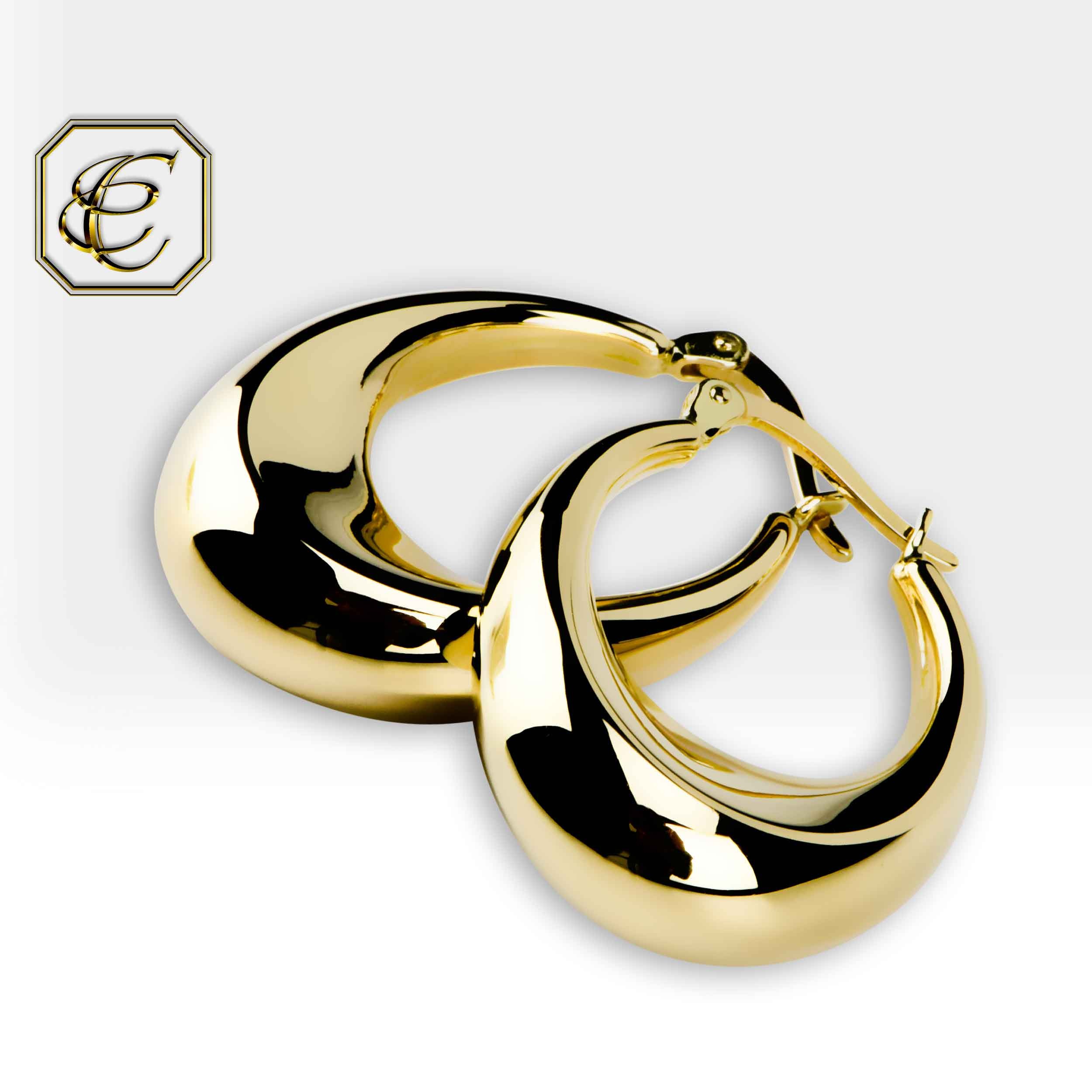 14k Gold Hoop Earrings