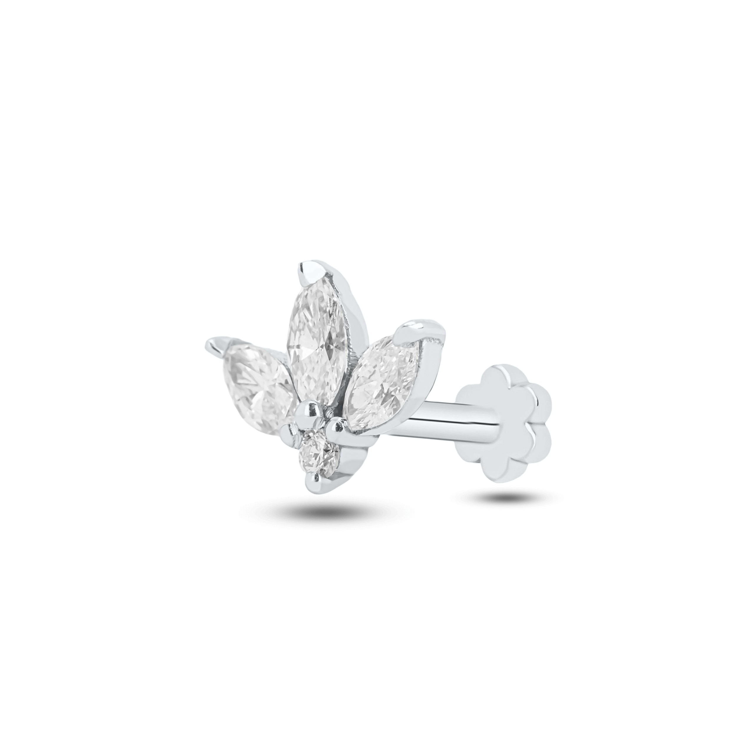 Lotus Pırlanta Piercing