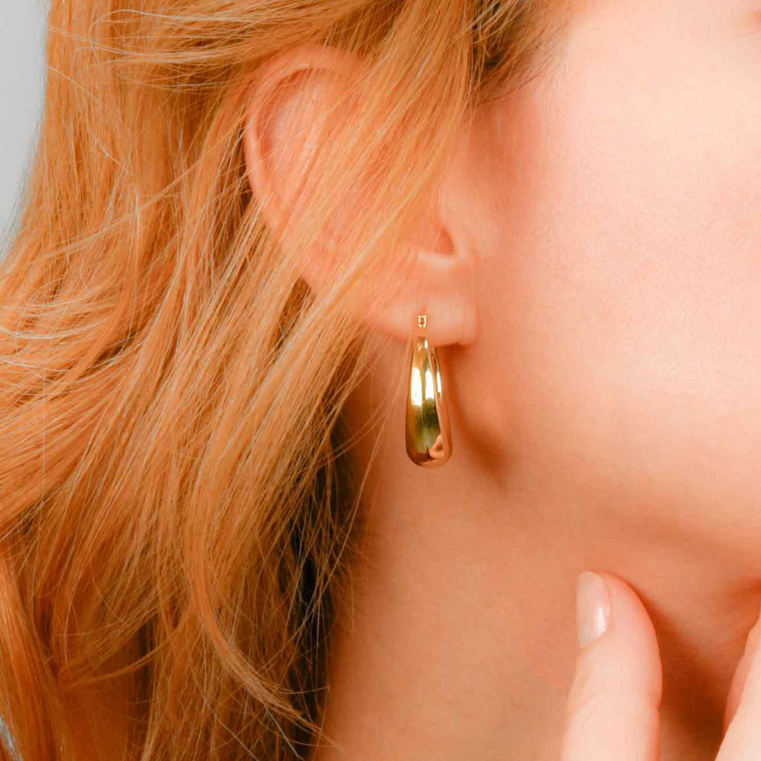 14k Gold Hoop Earrings