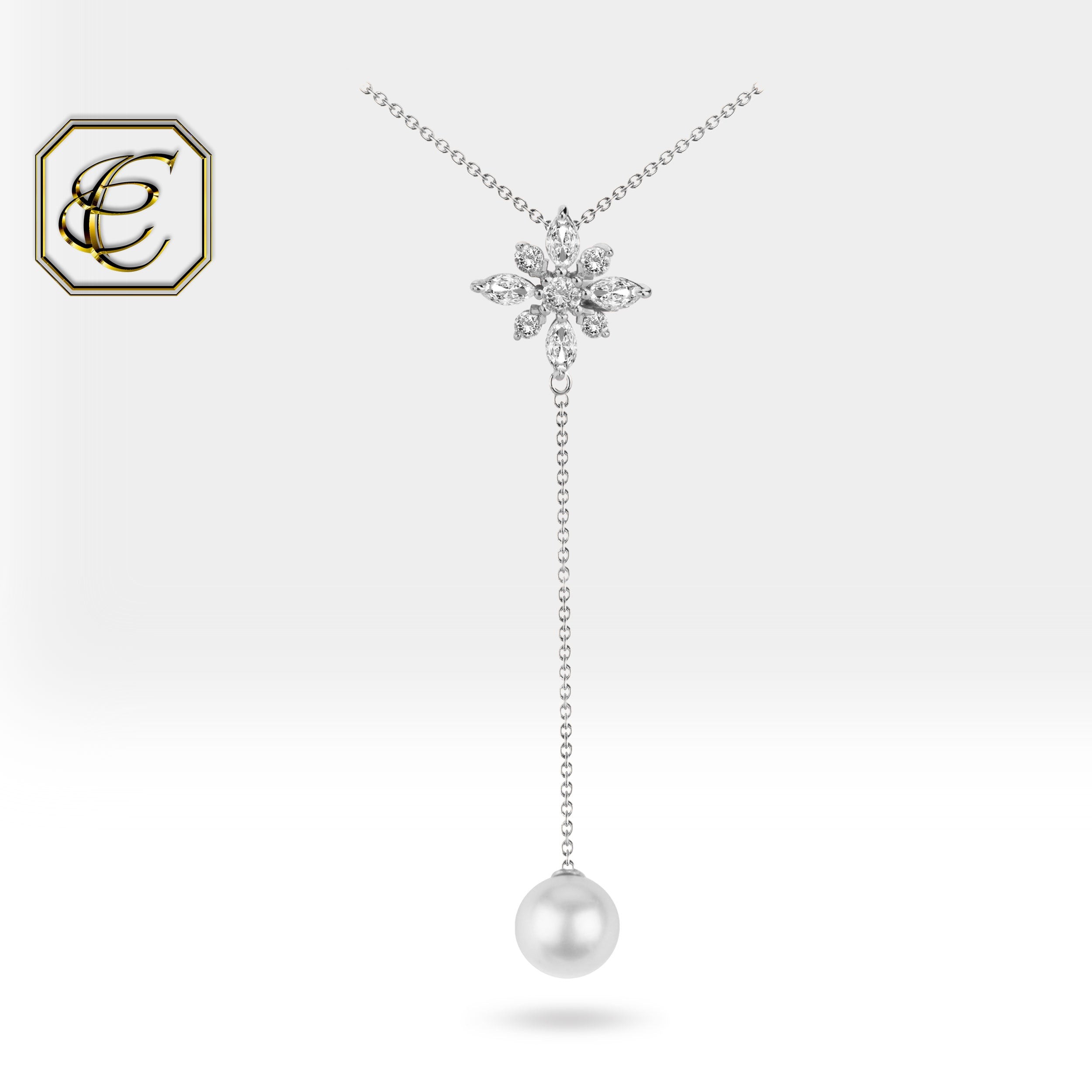 Diamond Polar Star Necklace