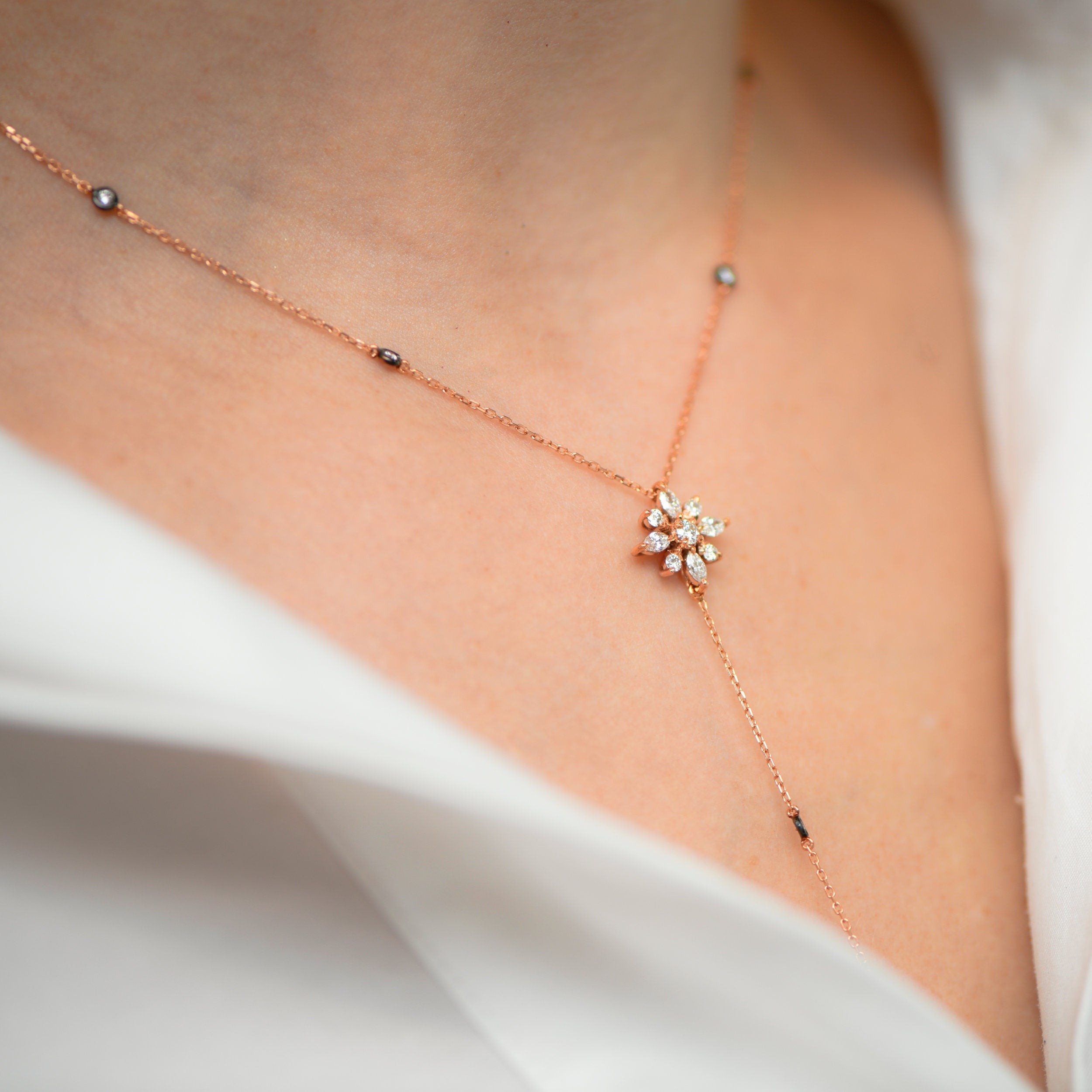 Diamond Polar Star Necklace