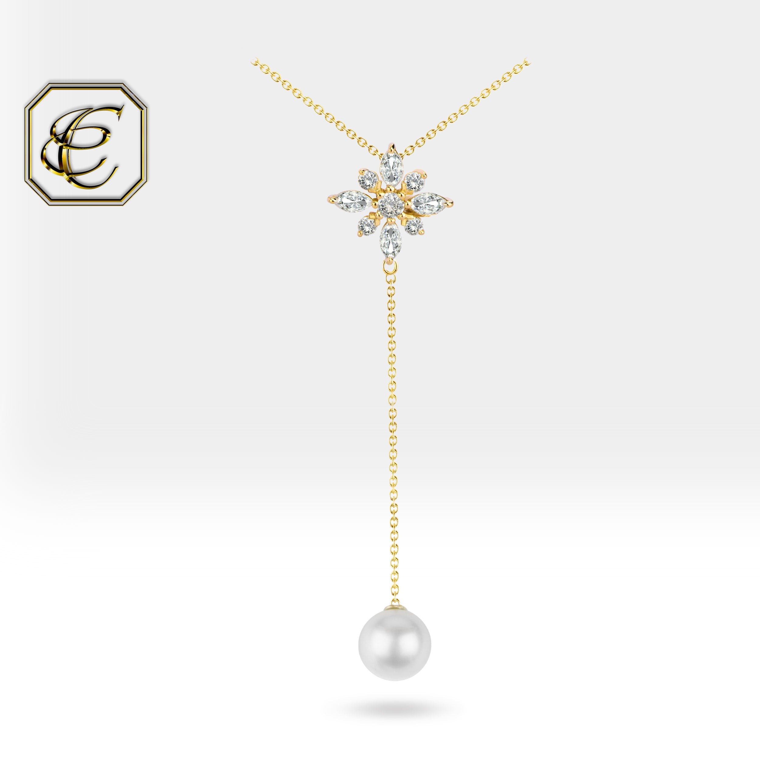 Diamond Polar Star Necklace