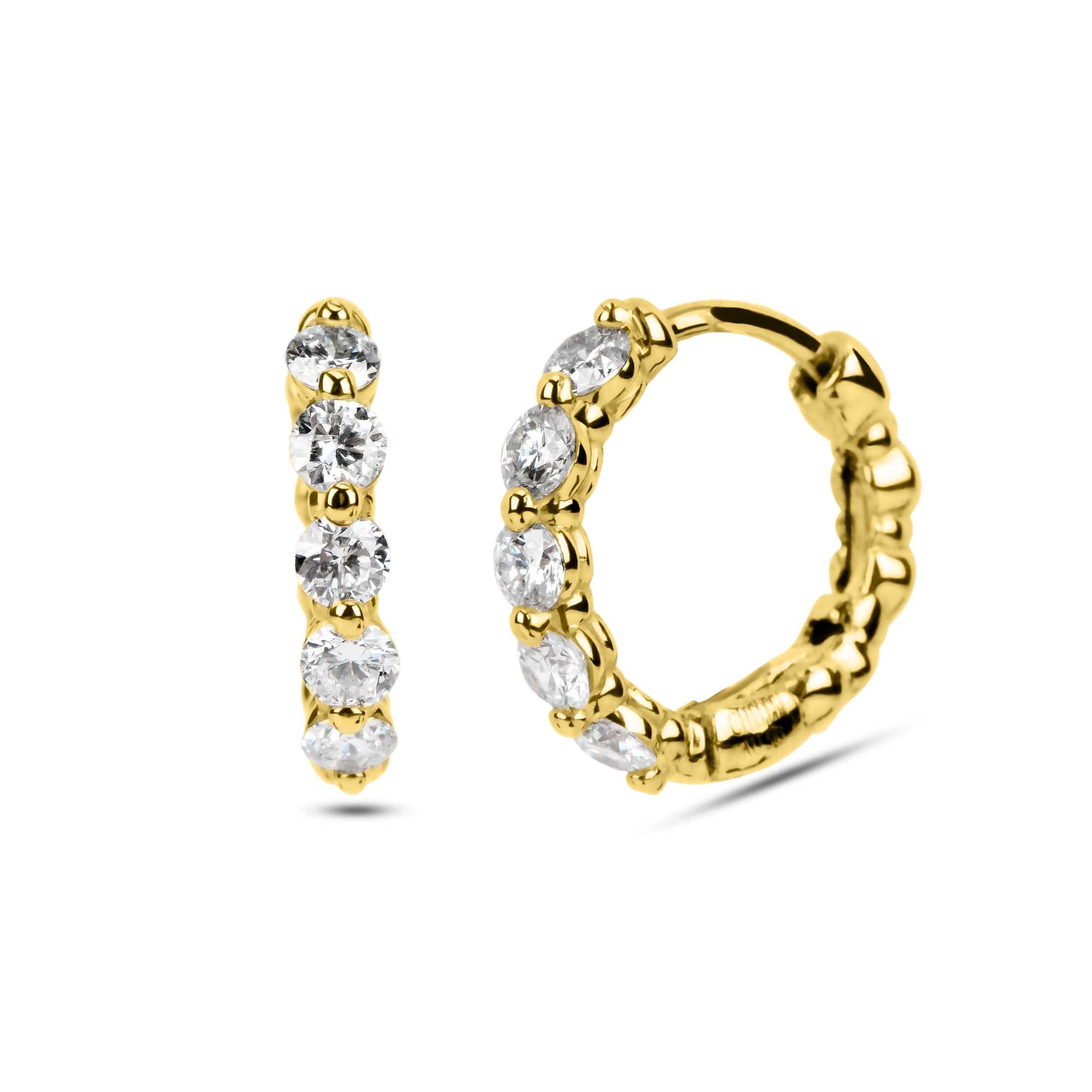 Diamond Eternity Hoops