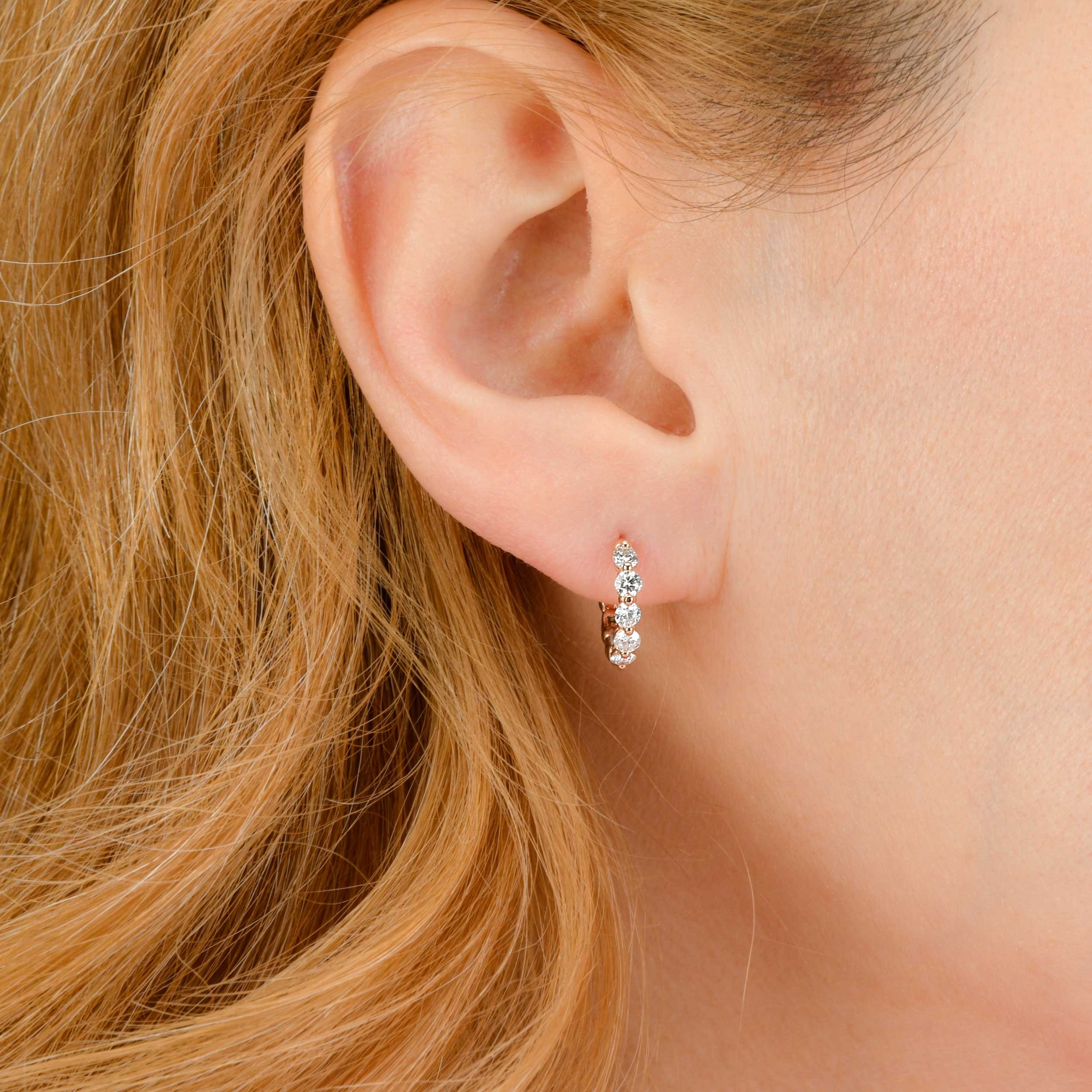 Diamond Eternity Hoops