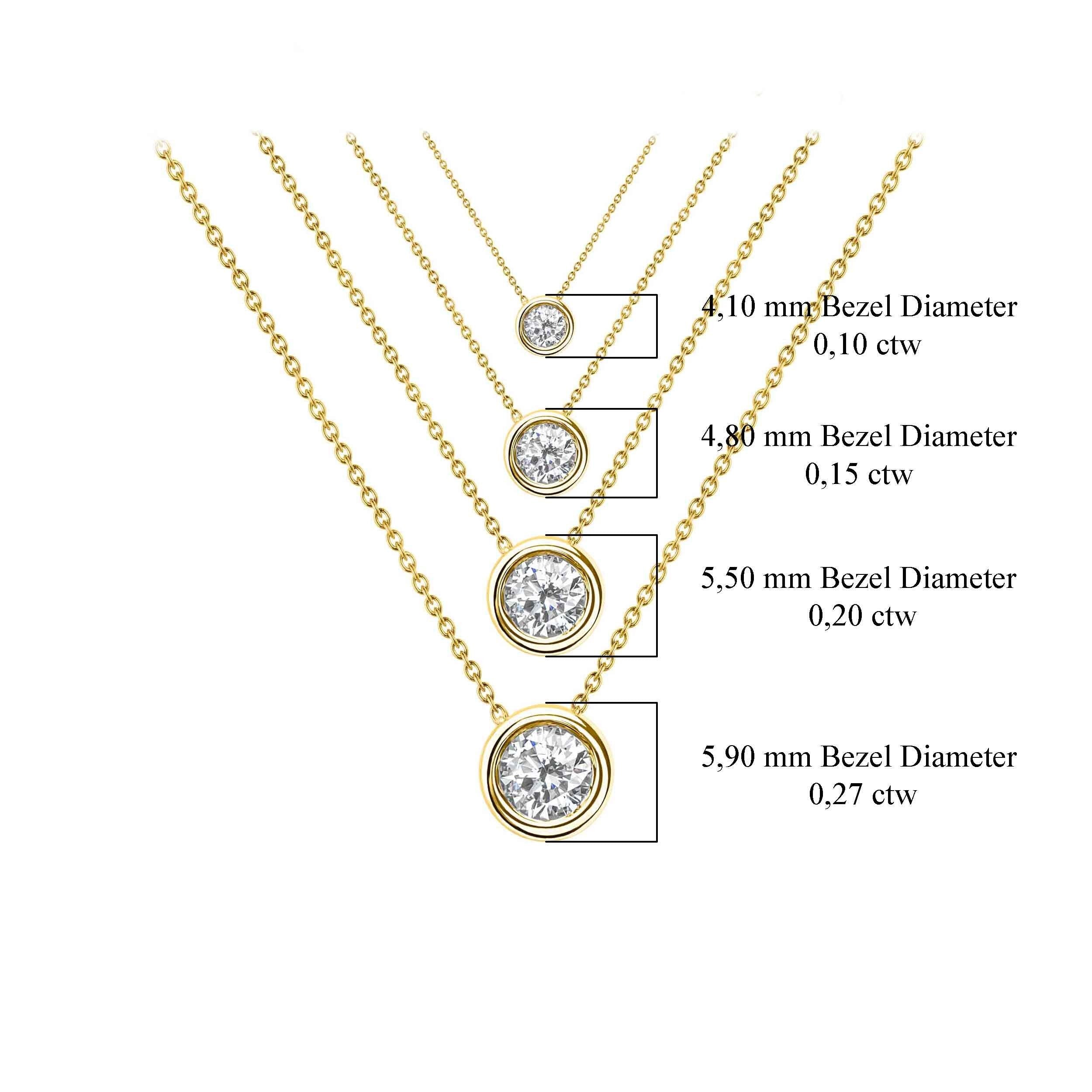 Diamond Solitaire Necklace