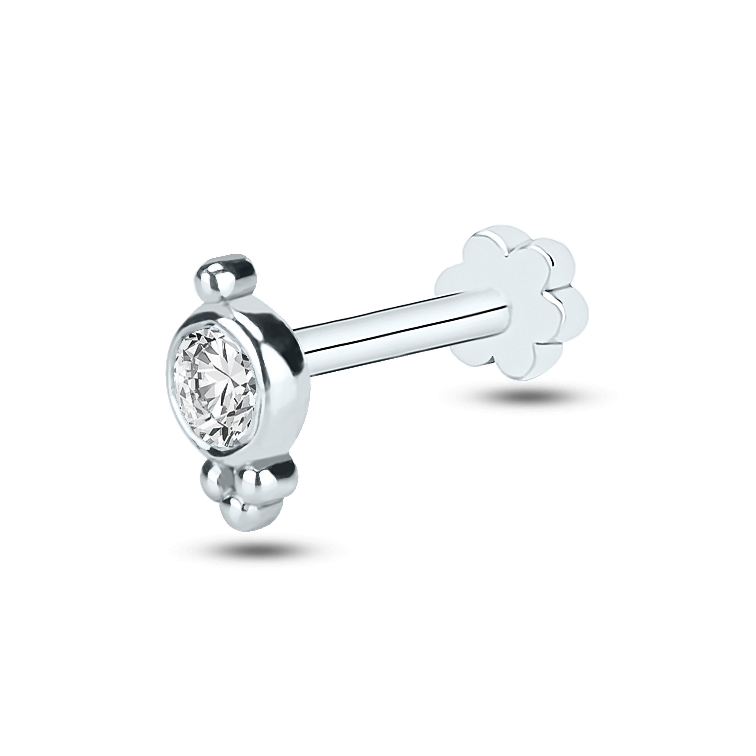Granule Bezel Diamond Rook