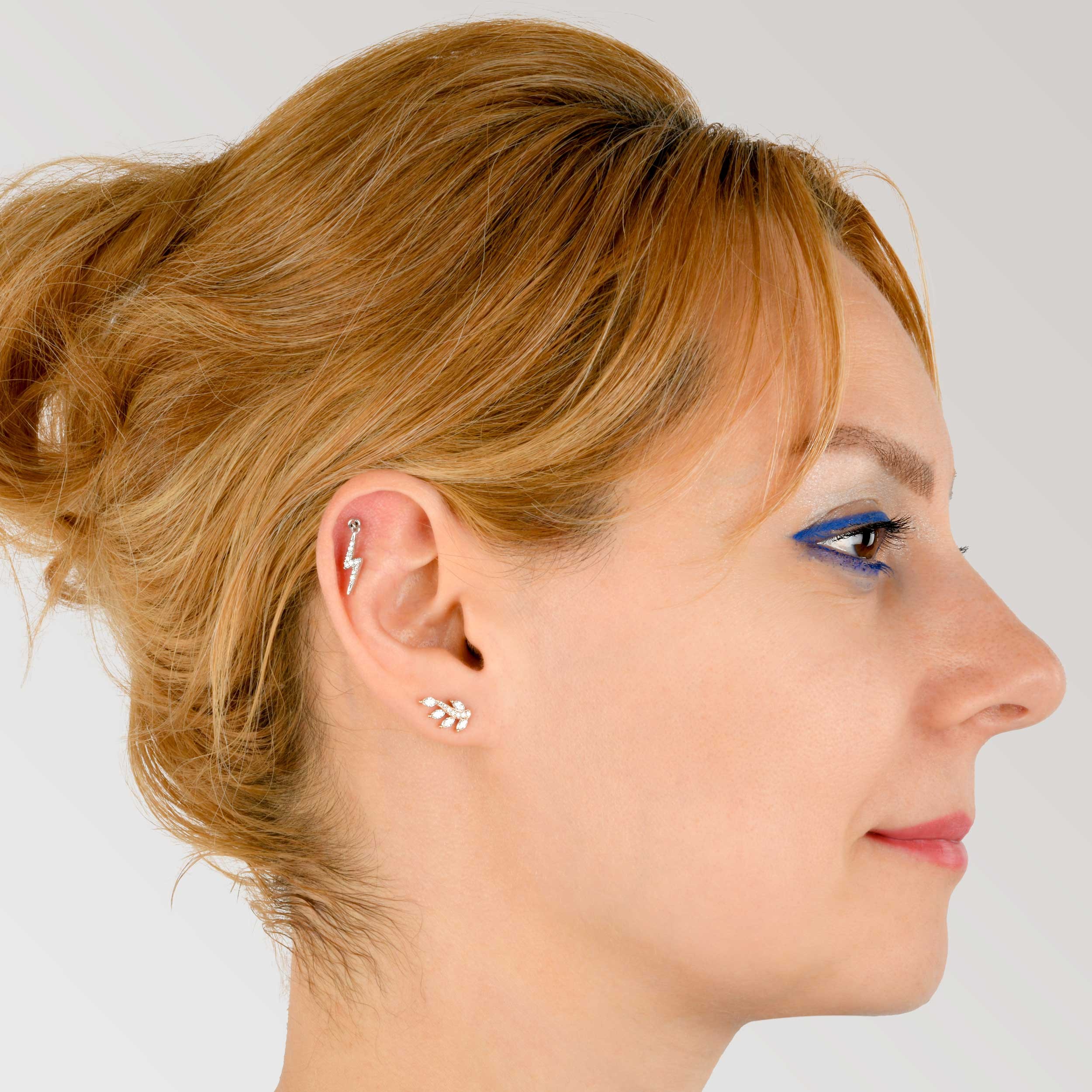 Laurel Diamond Rook Earring