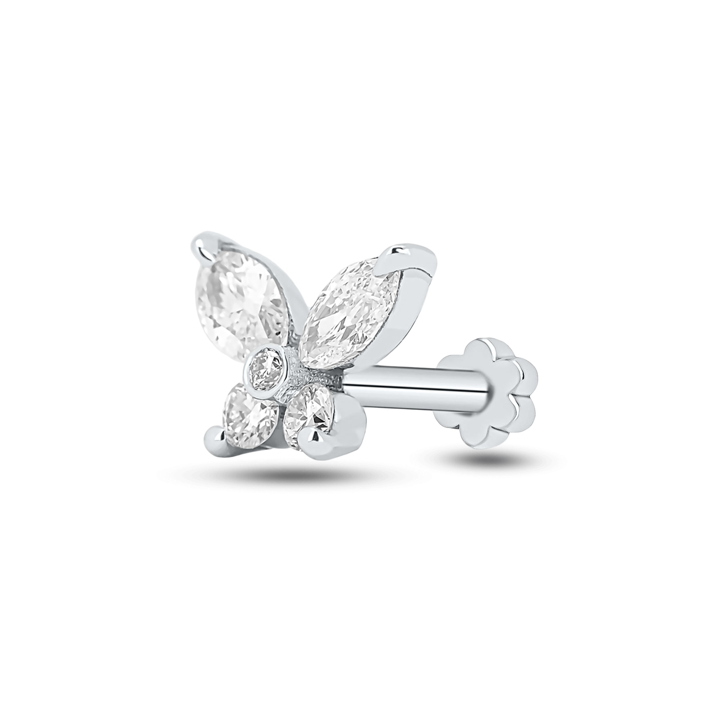 Butterfly Diamond conch Earring