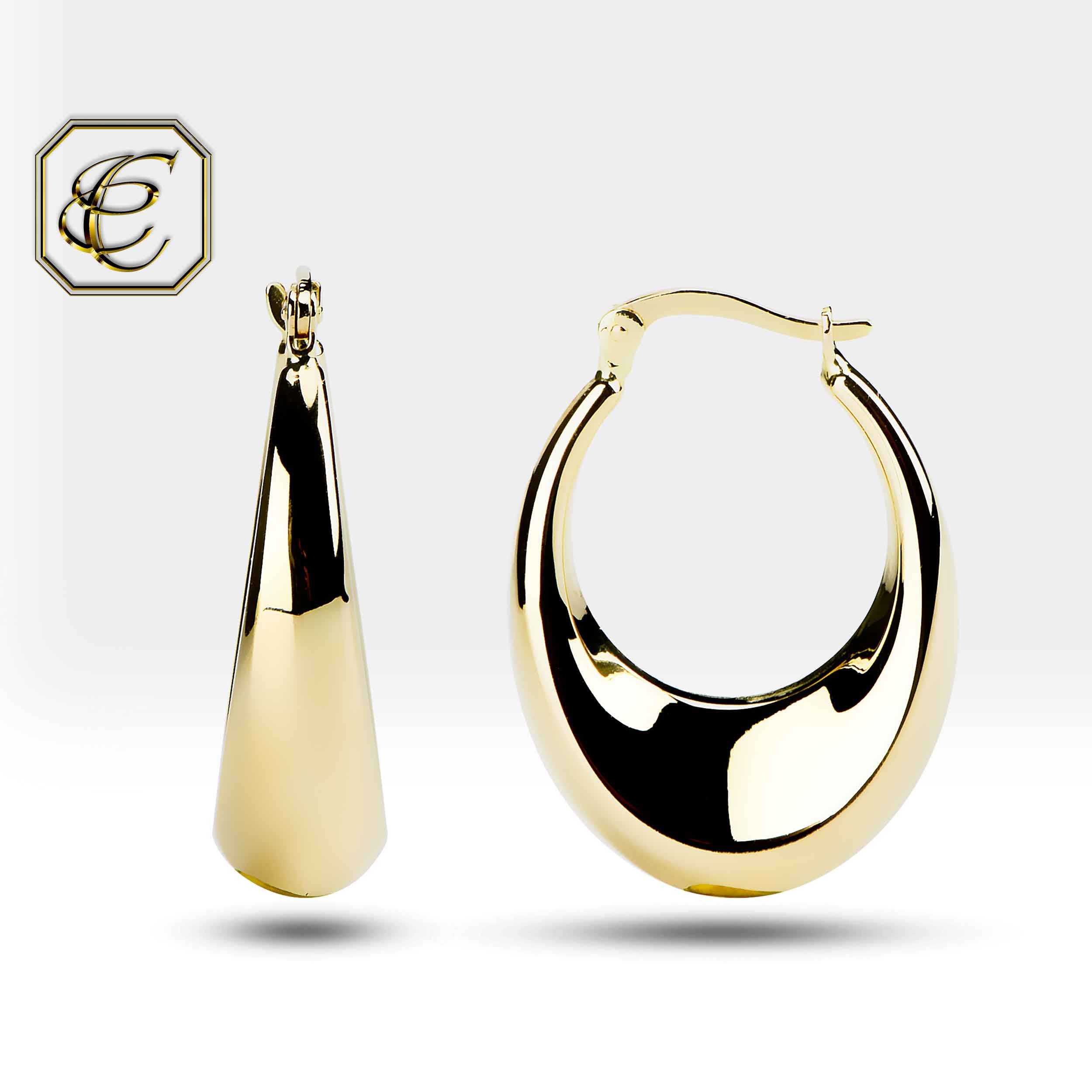 14k Gold Hoop Earrings