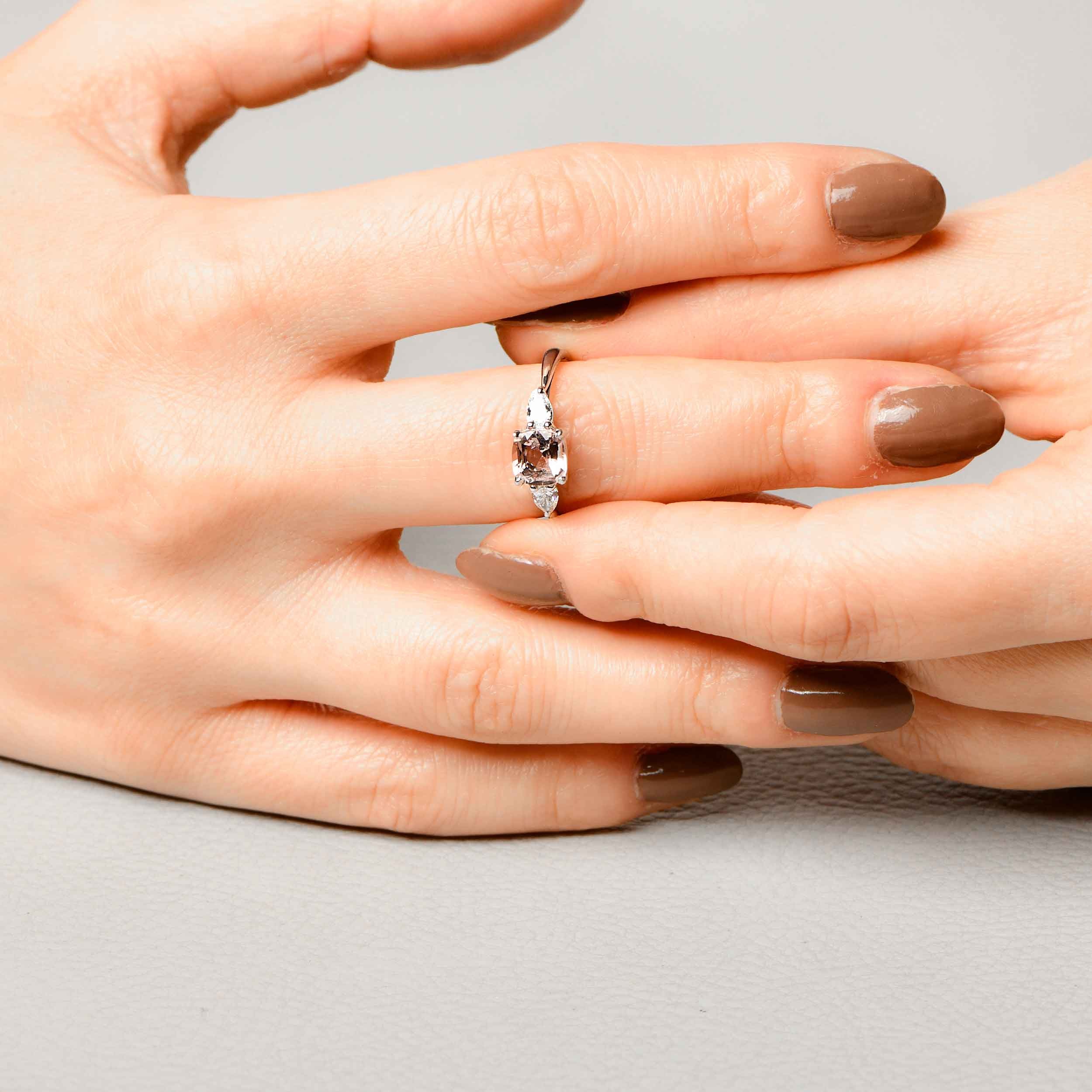Morganite Engagement Ring