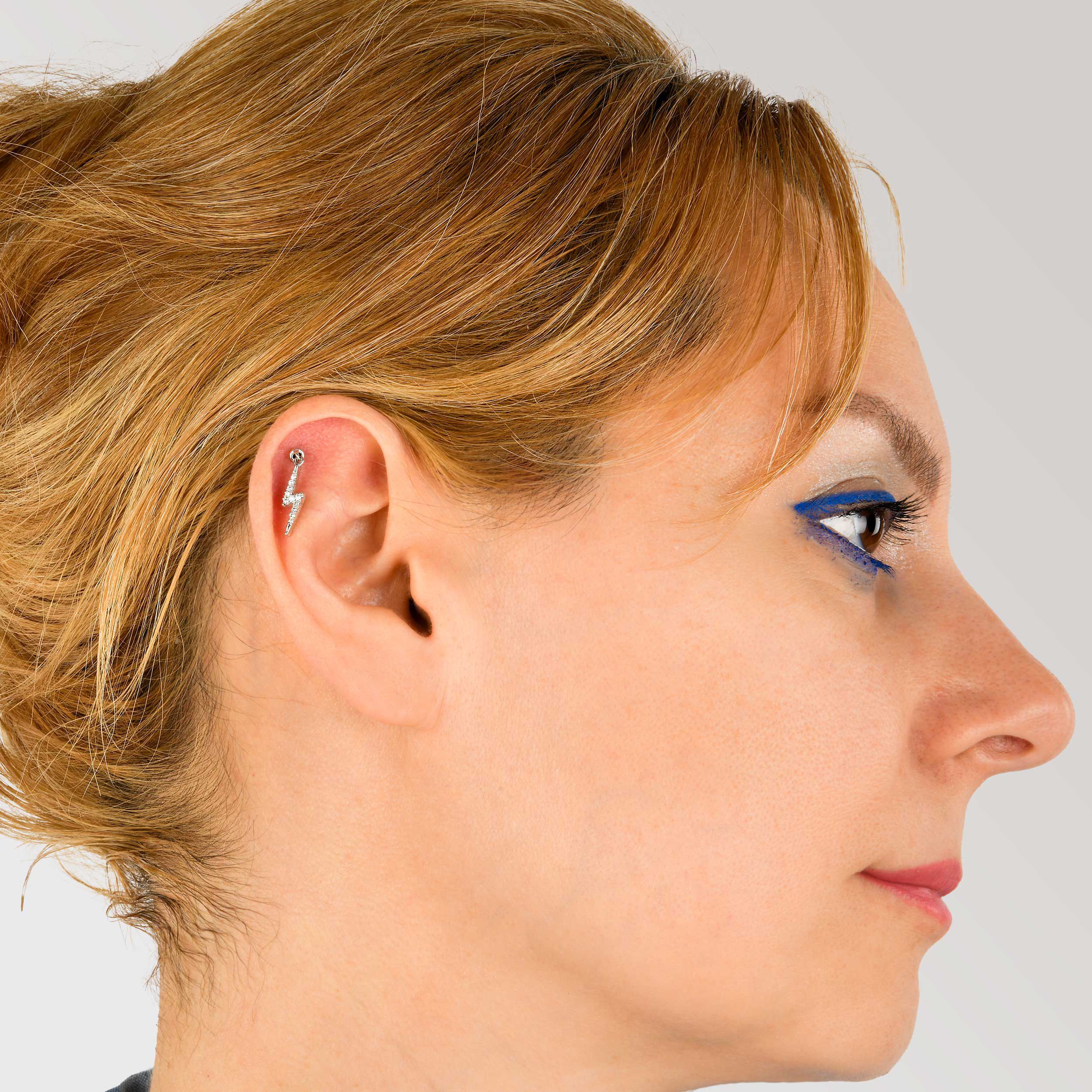 Lightning Diamond Piercing