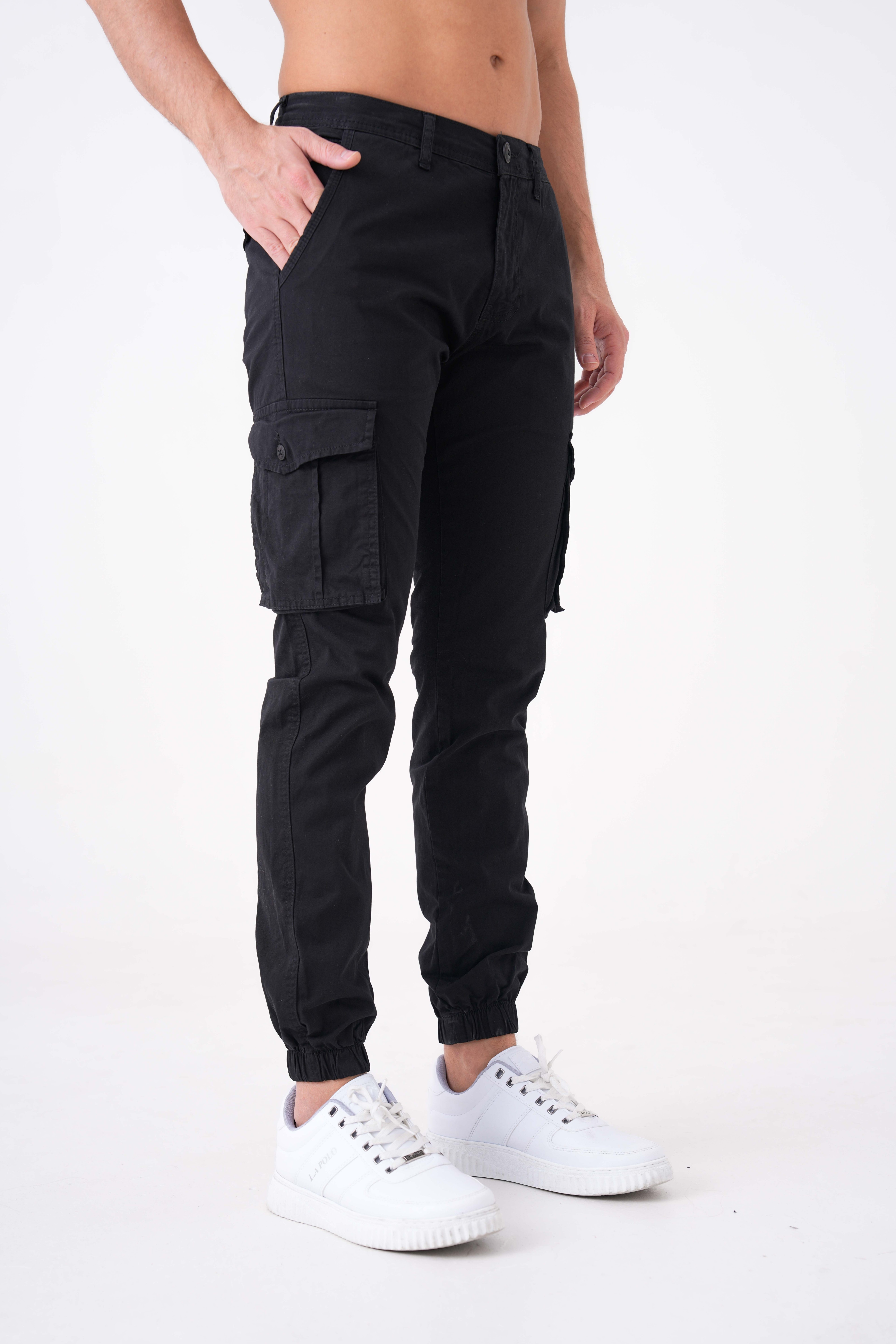 ERKEK GABARDİN PANTOLON KARGO CEPLİ