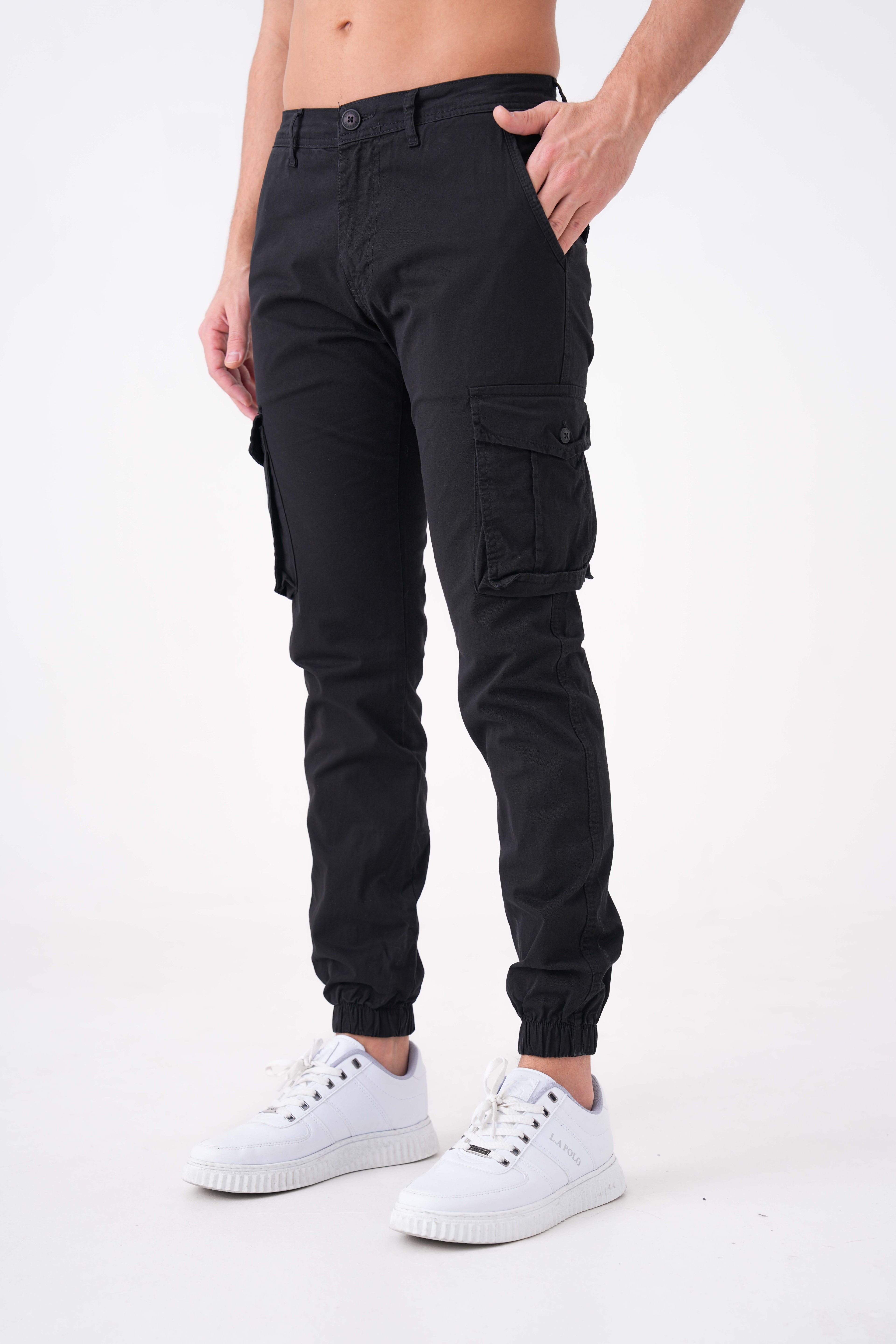 ERKEK GABARDİN PANTOLON KARGO CEPLİ
