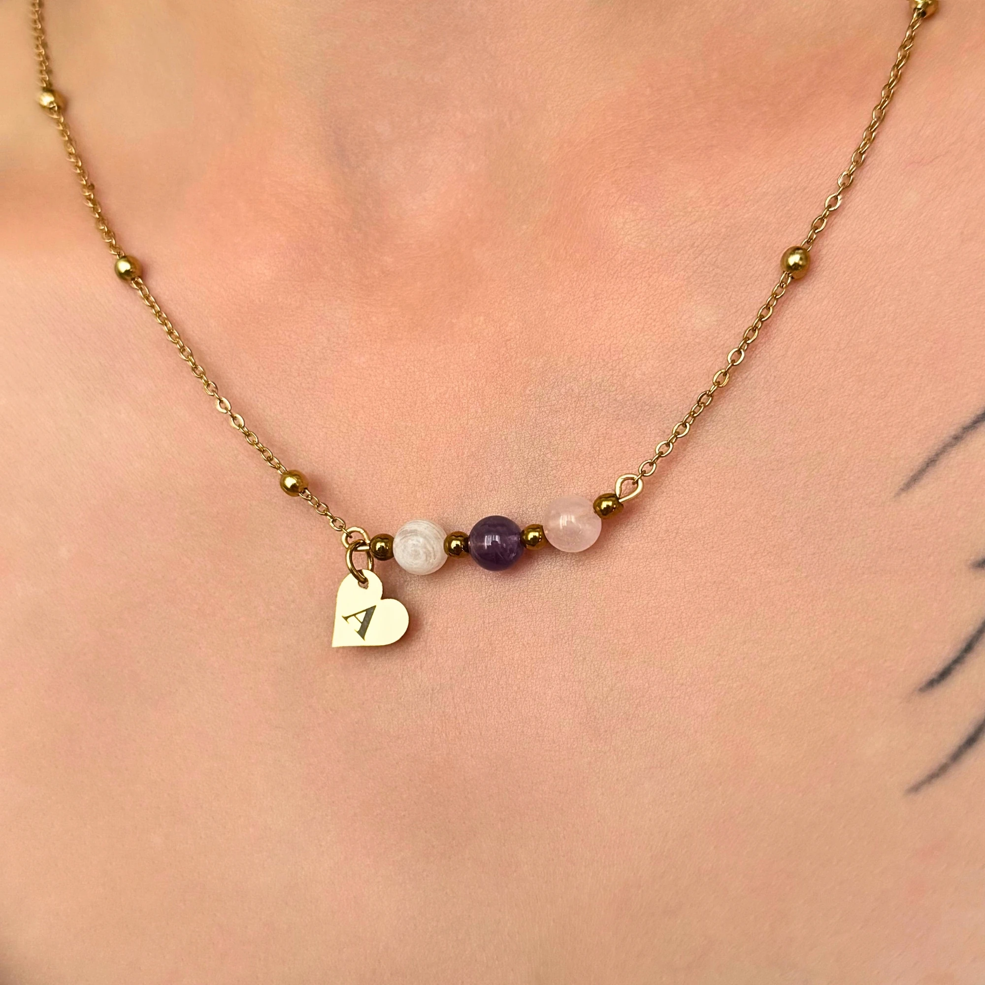 ♓️ Pisces Zodiac – Personalized Stainless Steel Zodiac Necklace