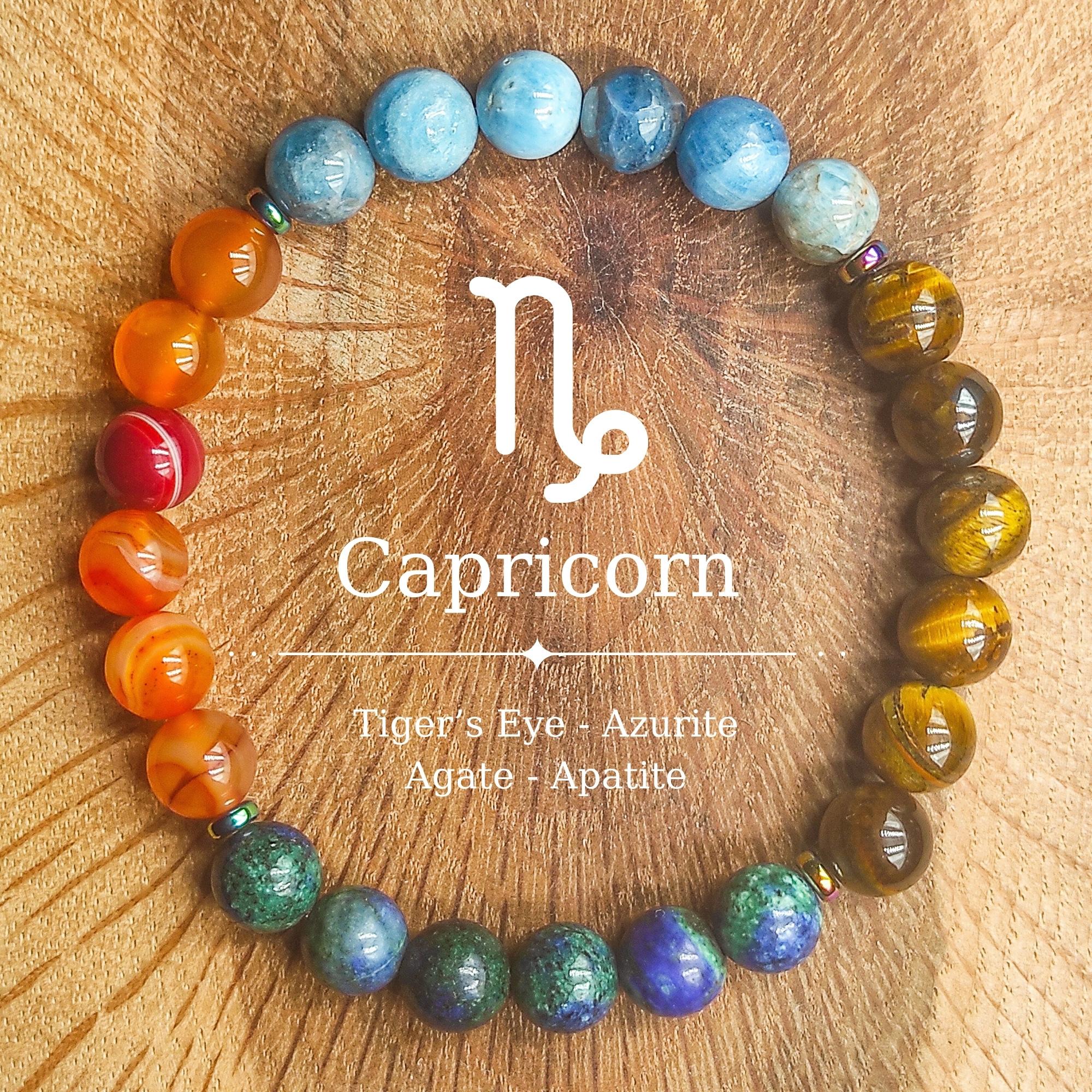 Capricorn Gemstone Bracelet