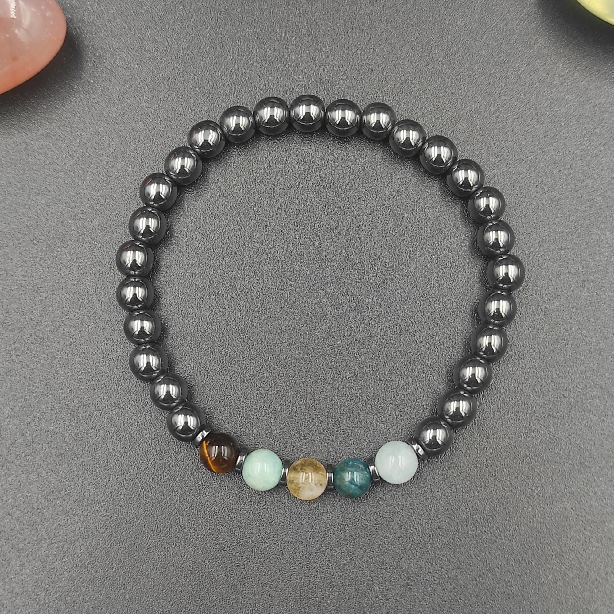 Gemini Gemstone Men's Bracelet