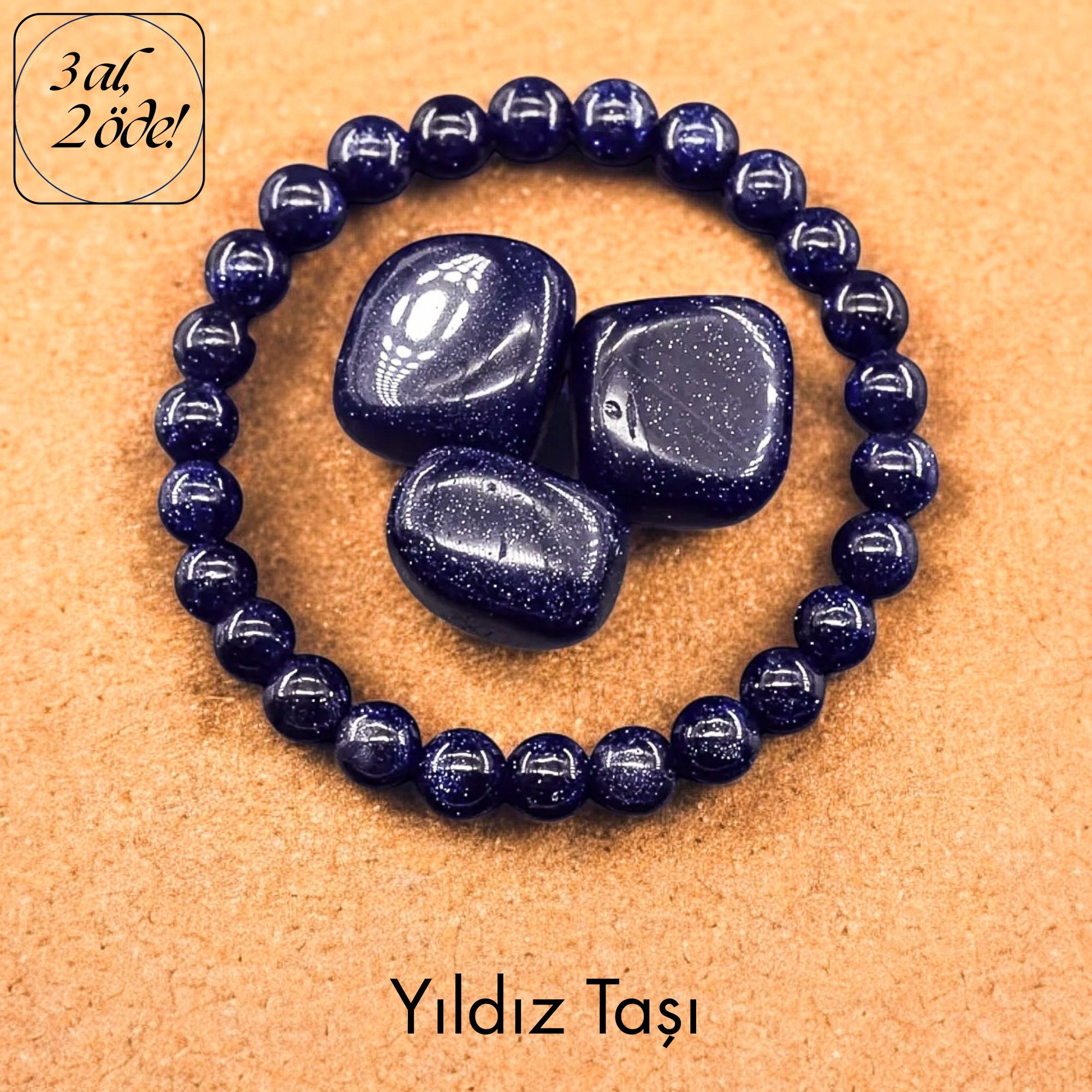 Yıldız Taşı Doğal Taş Bileklik