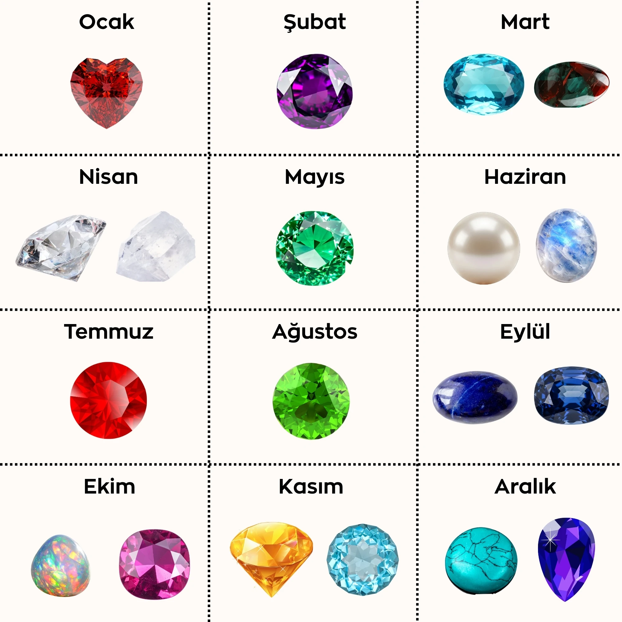 Haziran Doğum Taşı – Kişiye Özel İnci Bileklik