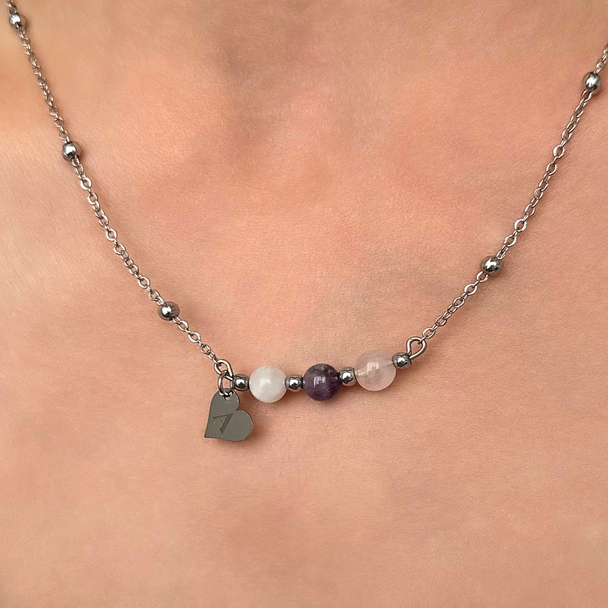 ♓️ Balık Burcu – Kişiye Özel Silver Çelik Burç Kolye